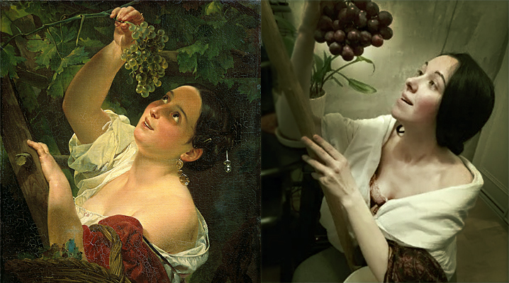 Italian afternoon 2020 - Insulation, Painting, Painting, Karl Bryullov, Grape