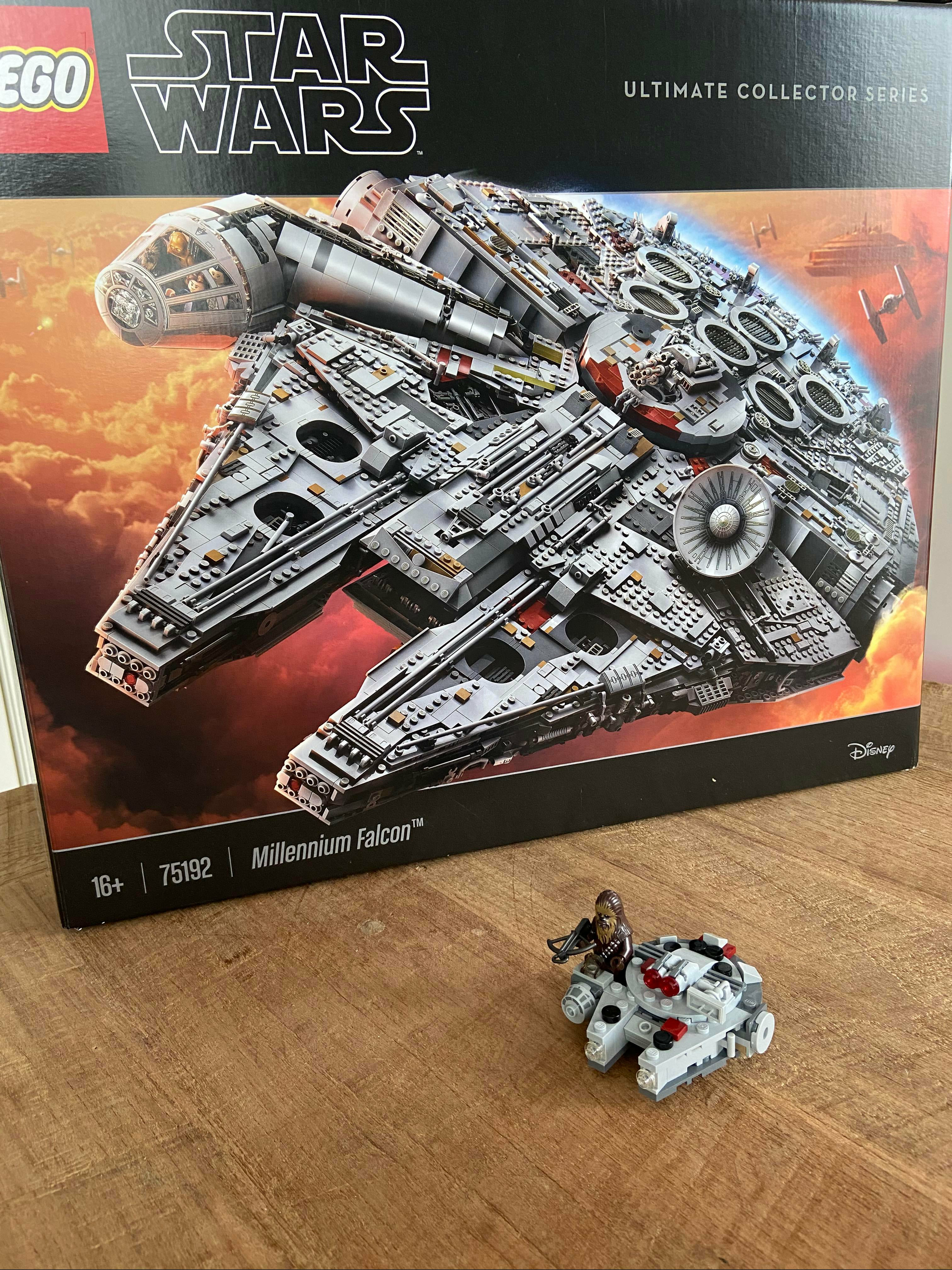 “Again, these Chinese from AliExpress have fooled me somewhere” - Constructor, Lego, Star Wars, Millennium falcon, AliExpress, The size, Expectation and reality