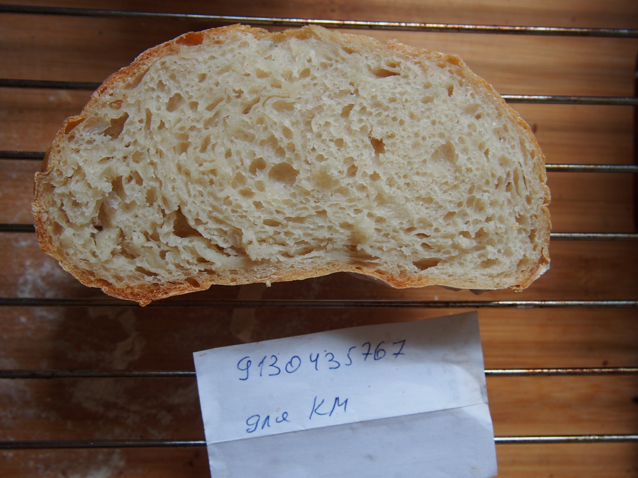 Baguette with long cold fermentation - My, Bread, Recipe, Craft, Video, Longpost, Bakery products, Baguette, Food, Cooking