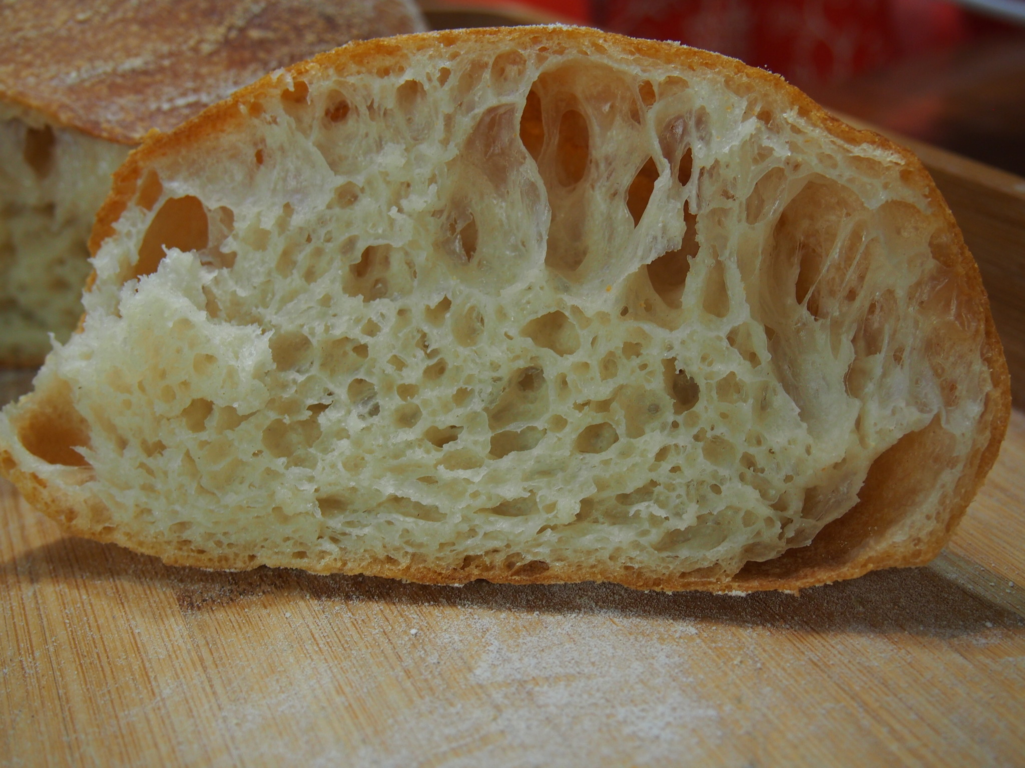 Baguette with long cold fermentation - My, Bread, Recipe, Craft, Video, Longpost, Bakery products, Baguette, Food, Cooking