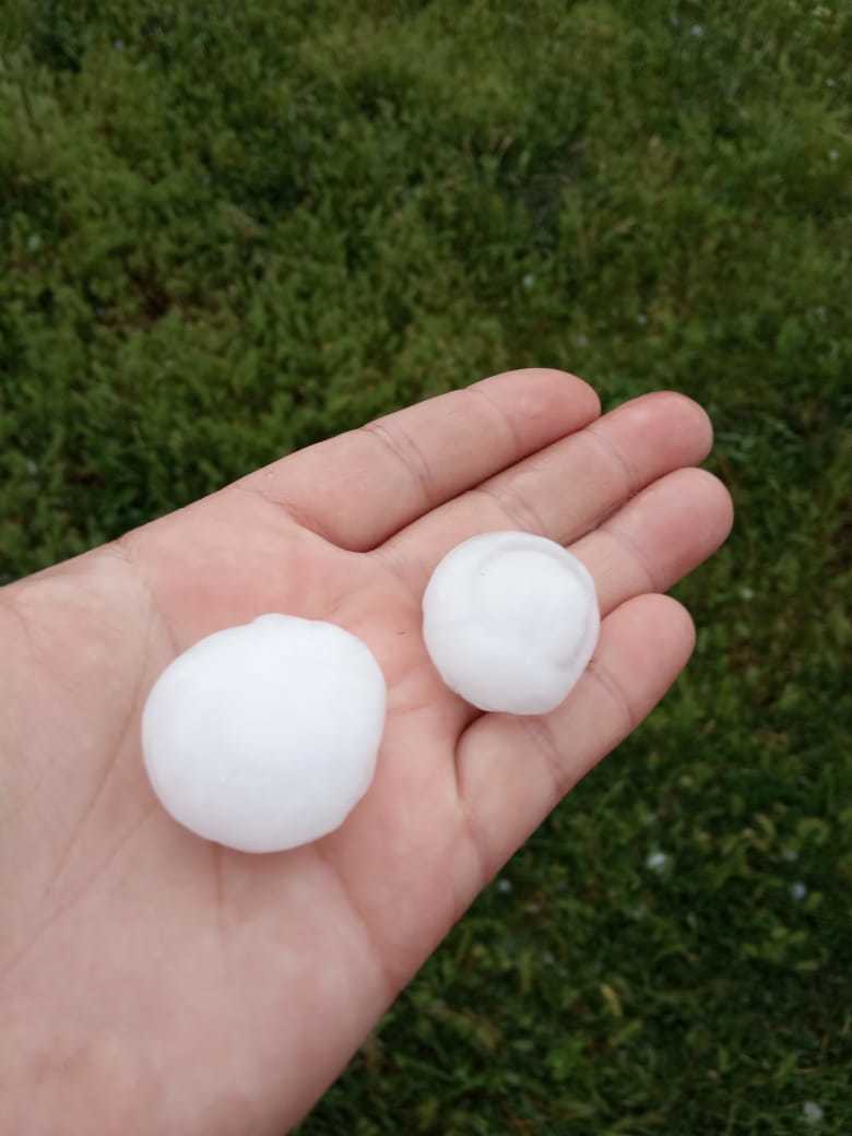 Krasnodar region Belorechensk district. hail - My, Hail, Anomaly, Harvest, Longpost