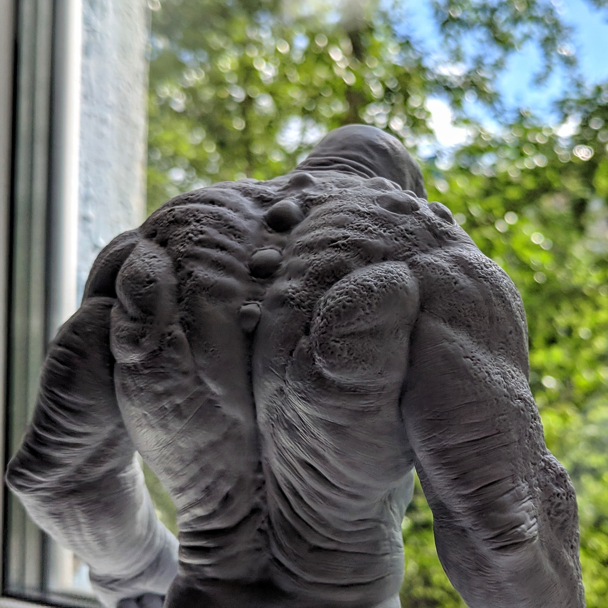 Doomsday Figurine (Batman v Superman) - My, Doomsday, Batman v superman, Creation, Friday tag is mine, Sculpture, Plasticine, Dc comics, DCEU, Longpost