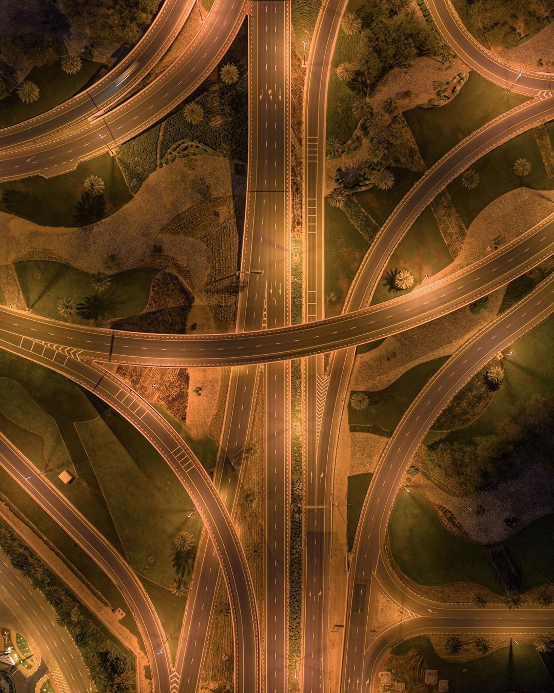 Dubai - UAE, Dubai, The photo, Skyscraper, Road, Road junction, Longpost