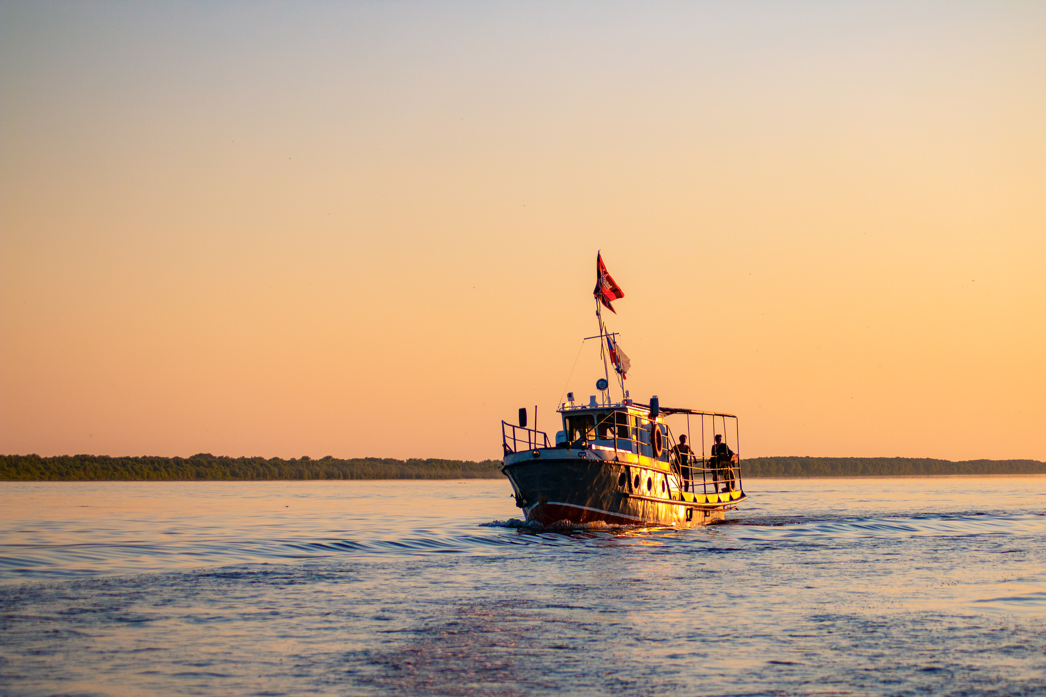 Wave Runner - My, Boat, Sunset, Irtysh, Tobolsk, Beginning photographer, Canon 70d, Tamron