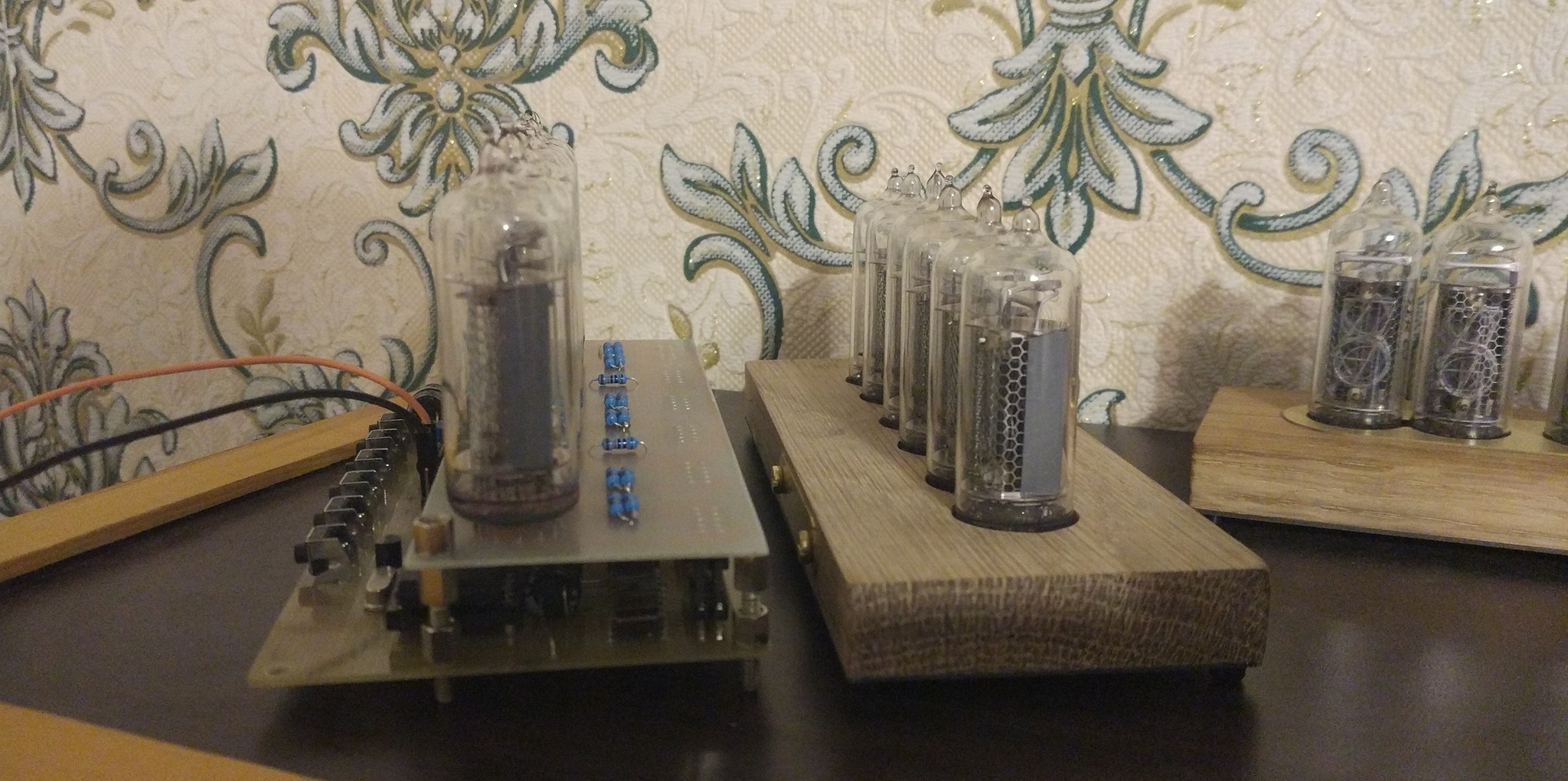 Часы на лампах ИН-14. Статическая индикация - Моё, Nixie clock, Своими руками, Самоделки, Часы, Ламповые часы, Электроника, Длиннопост