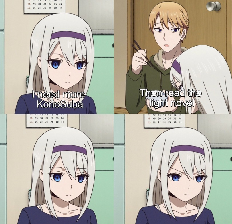 Anime onlys don't read anything other than subtitles - Kaguya-Sama wa Kokurasetai, Konosuba, Anime, Shirogane Kei, Shirogane Miyuki