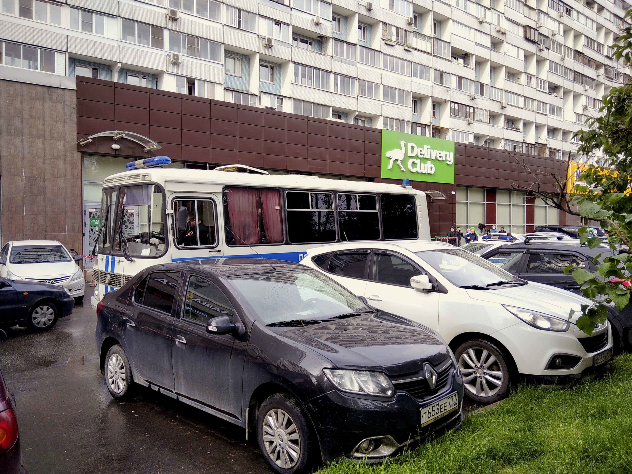 PROTEST OF MOSCOW COURIERS DELIVERY CLUB - My, Work, Strike, Courier, Delivery Club, Moscow, Protest, Video, Longpost