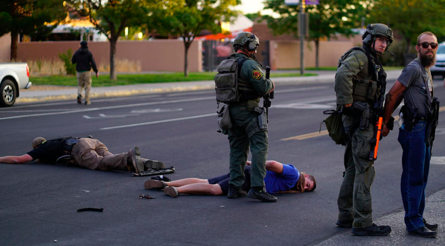 Self Defense in Albuquerque - Death of George Floyd, Self defense, USA, Video, Albuquerque, Shooting, Protest, Longpost, Negative