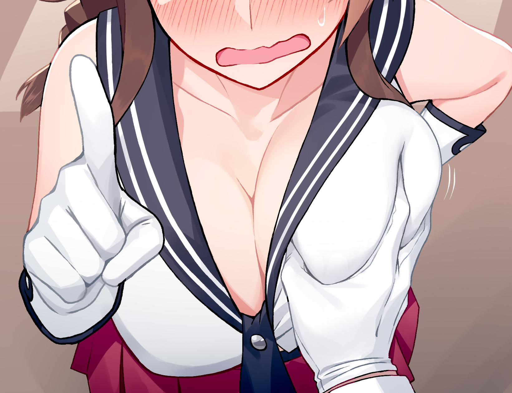 Noshiro - Kantai collection, Noshiro, Sugoi dekai, Teitoku, Anime art, Anime, Art, Longpost