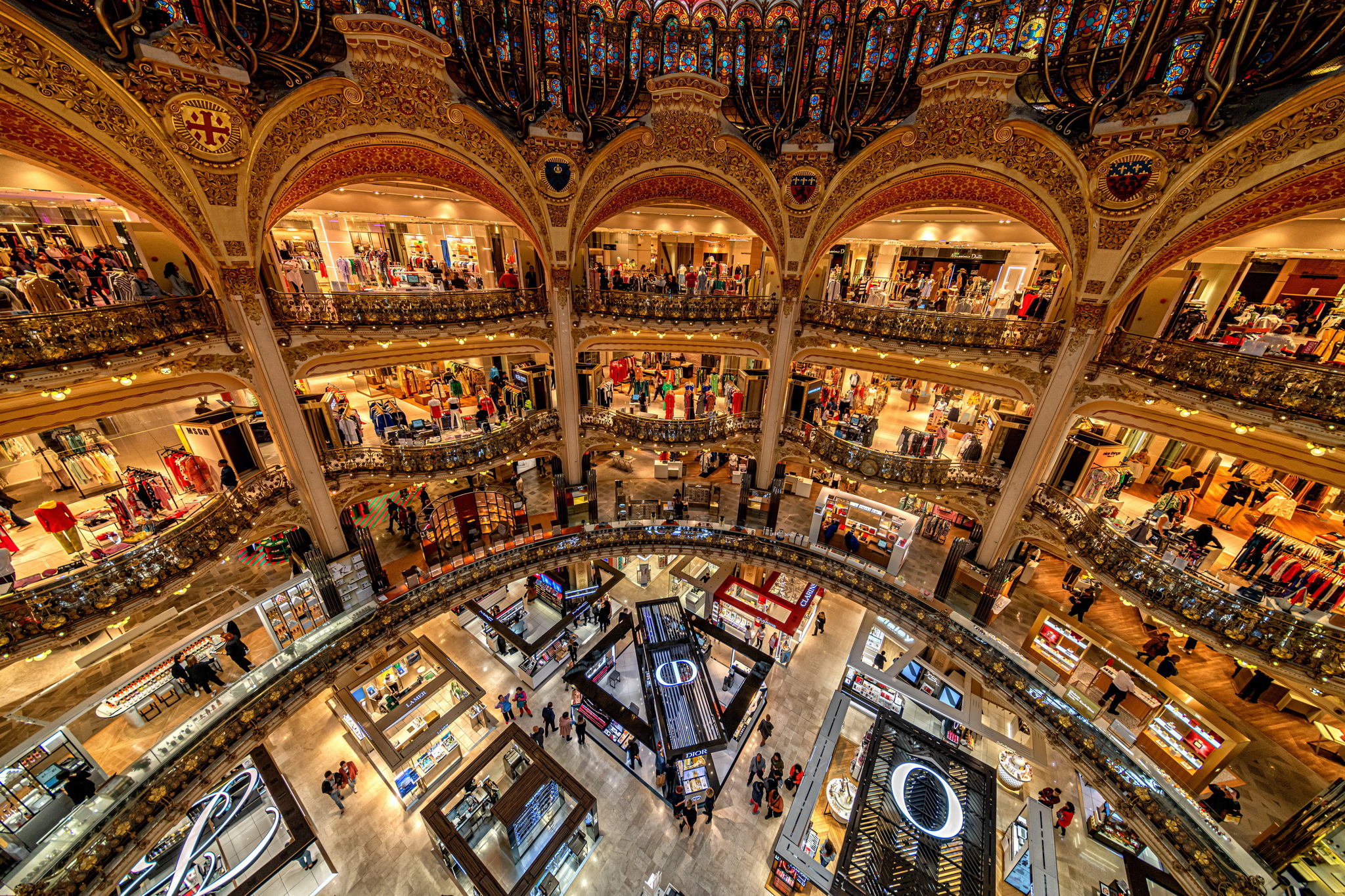 Galeries Lafayette - Моё, Франция, Торговый центр