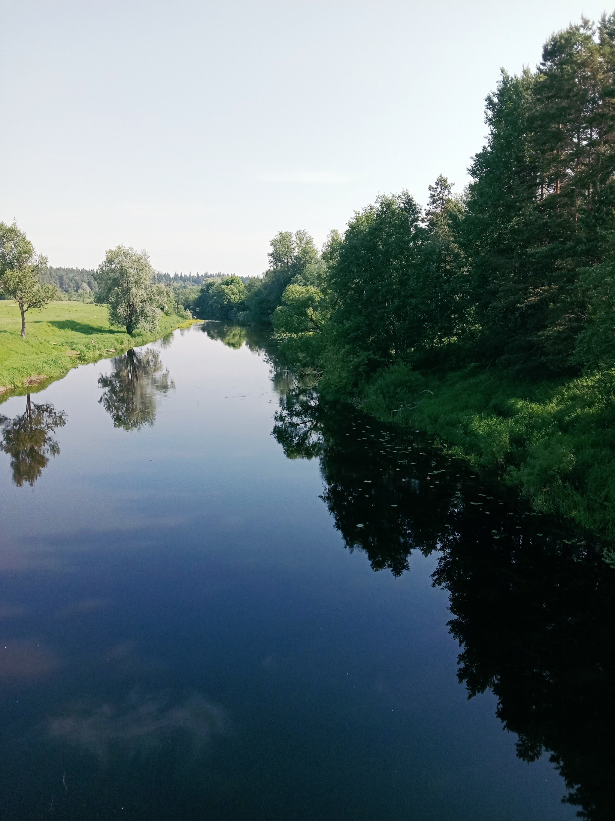 Reflection - My, Mobile photography, River, Longpost