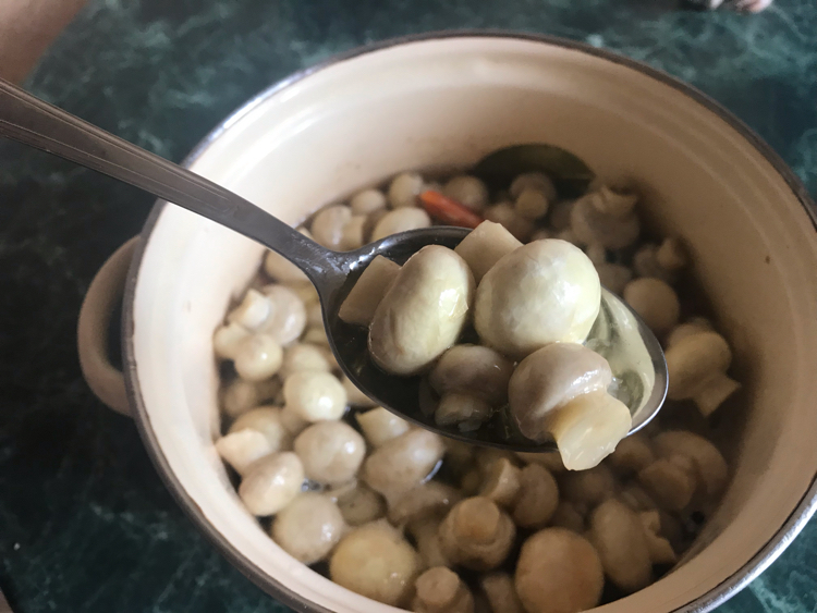 Marinated mini champignons you can't stop eating - My, Food, Recipe, Mushrooms, Yummy, Snack, Beer snack, Longpost