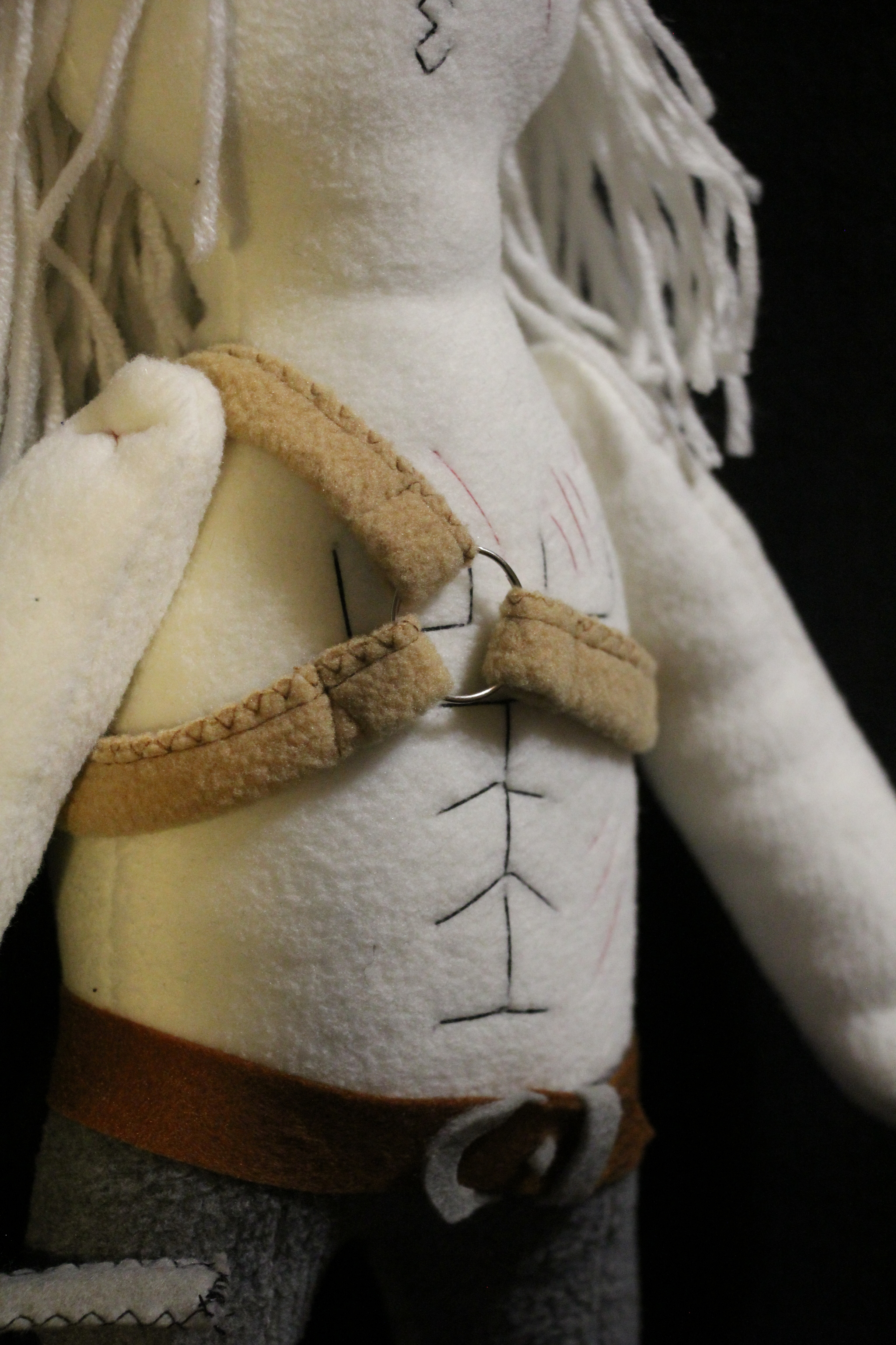 Geralt without armor - My, Witcher, The Witcher 3: Wild Hunt, Geralt of Rivia, Handmade, Longpost, Needlework without process