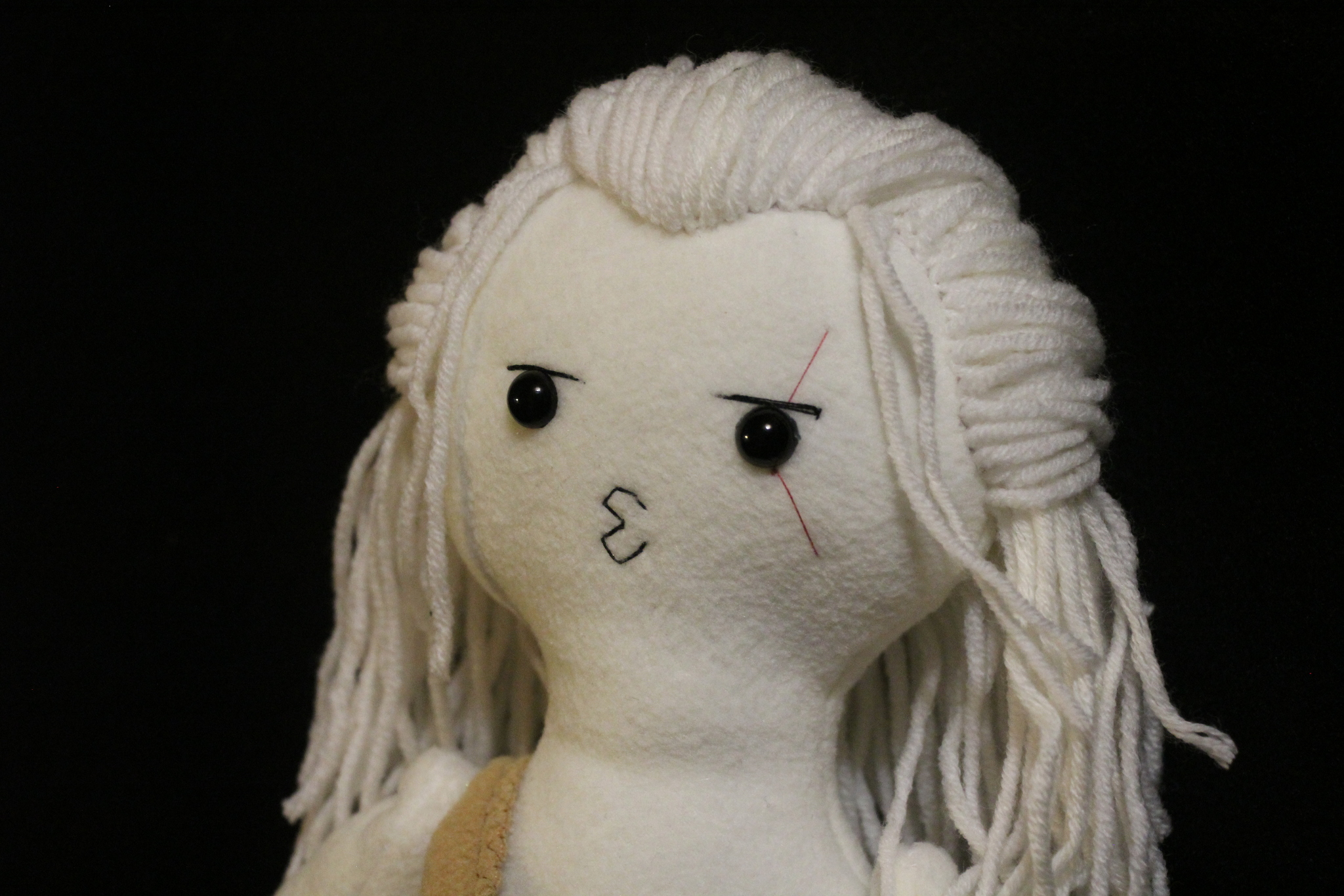 Geralt without armor - My, Witcher, The Witcher 3: Wild Hunt, Geralt of Rivia, Handmade, Longpost, Needlework without process