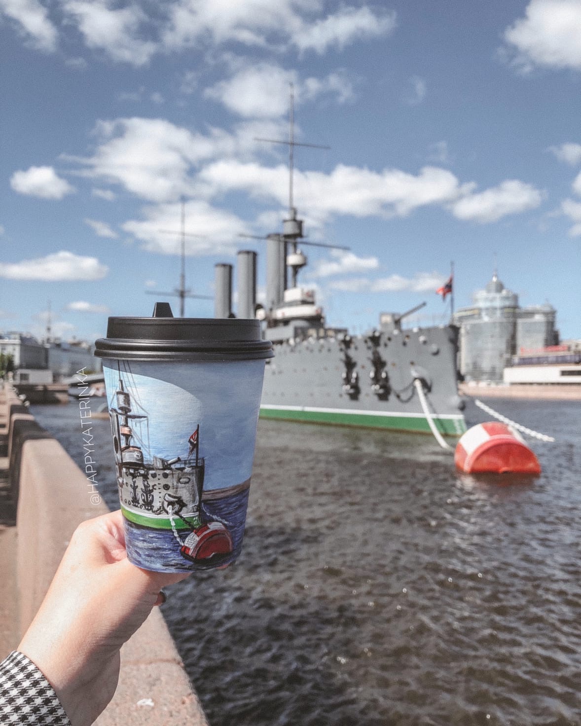 Saint Petersburg painted on coffee cups - My, Saint Petersburg, Art, Painting, Coffee, Longpost, Coffee cups