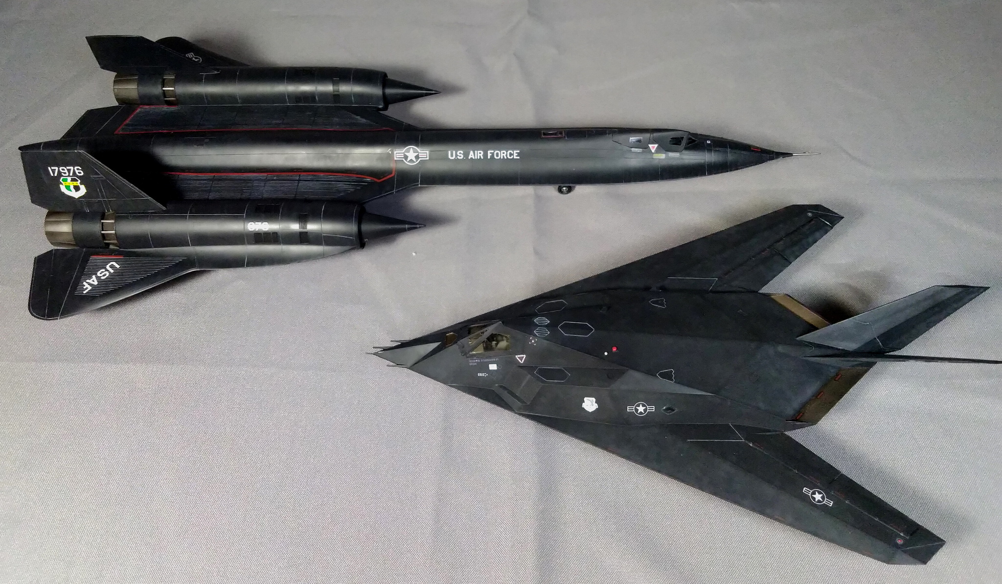 Ahead of sound and time. Lockheed SR-71 Blackbird - My, Stand modeling, Prefabricated model, Story, Air force, Intelligence service, Sr-71, Supersonic, Hobby, Longpost