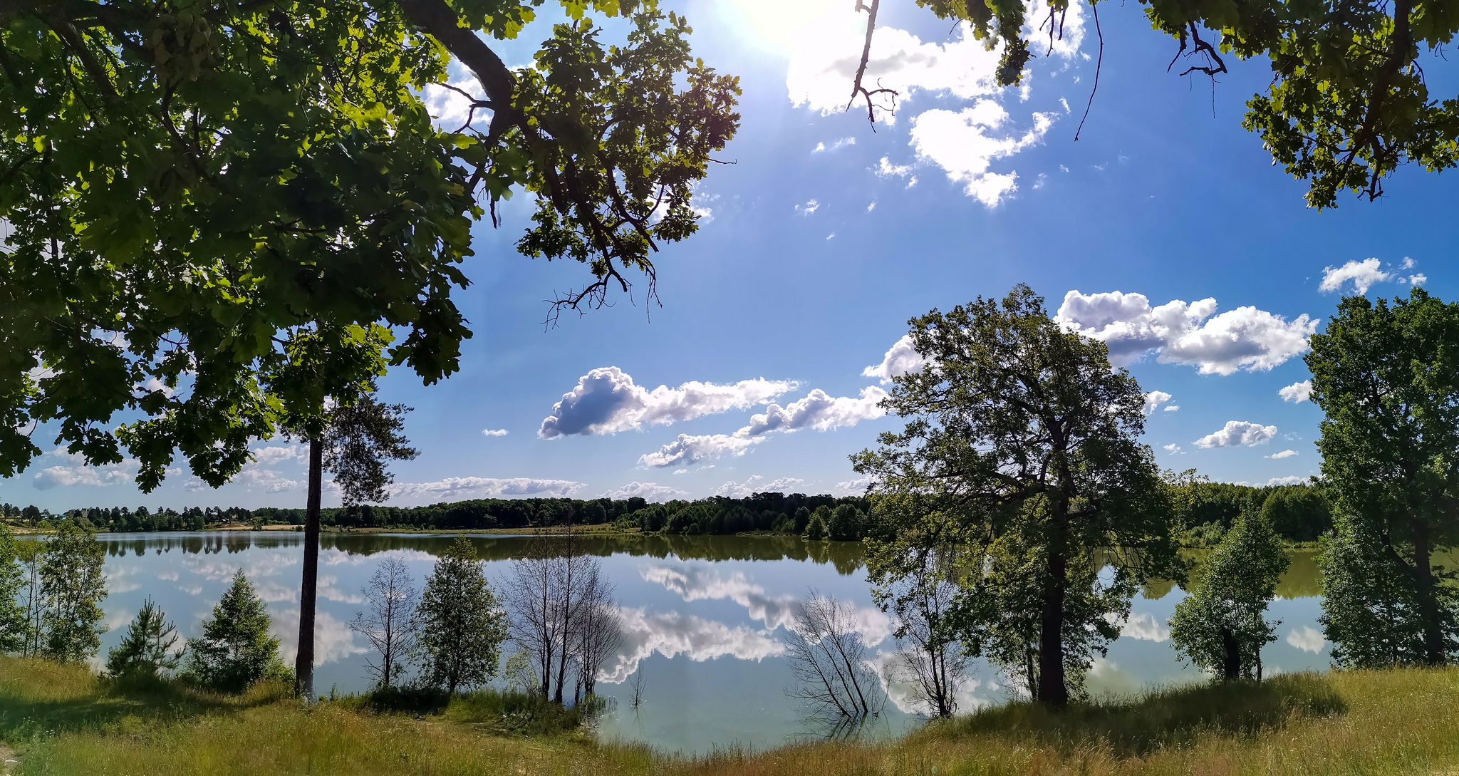 Mobile sketches - My, Mobile photography, Huawei mate 20, Nature, A bike, Lake, Dzerzhinsk, Video, Longpost