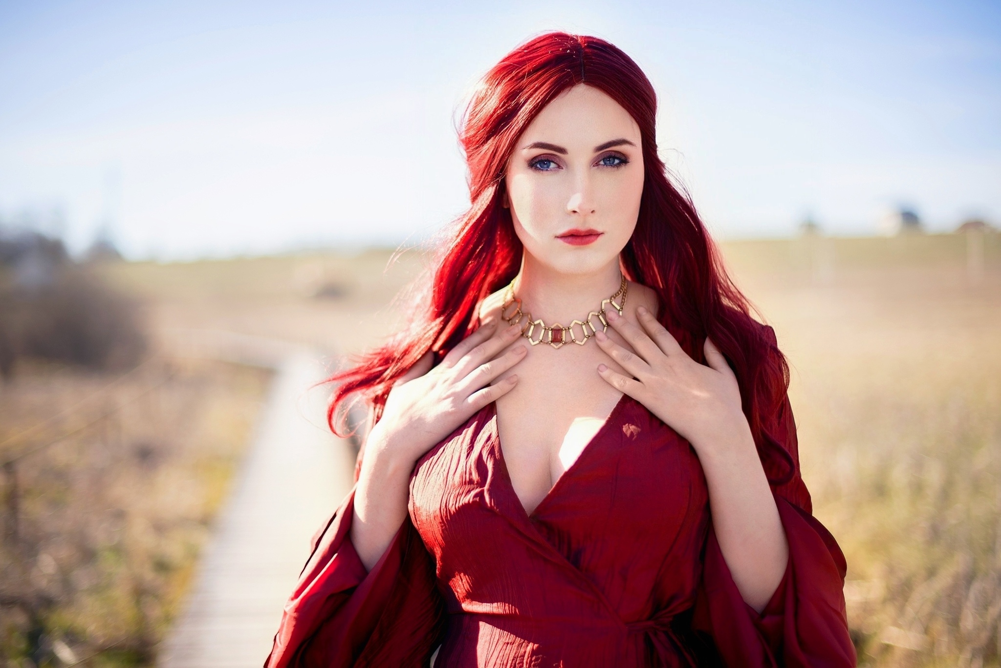 The story of one cosplay: Melisandre from Millenia69 - My, Cosplay, Russian cosplay, Game of Thrones, Melisandre, Cosplayers, MTV, Video, Longpost