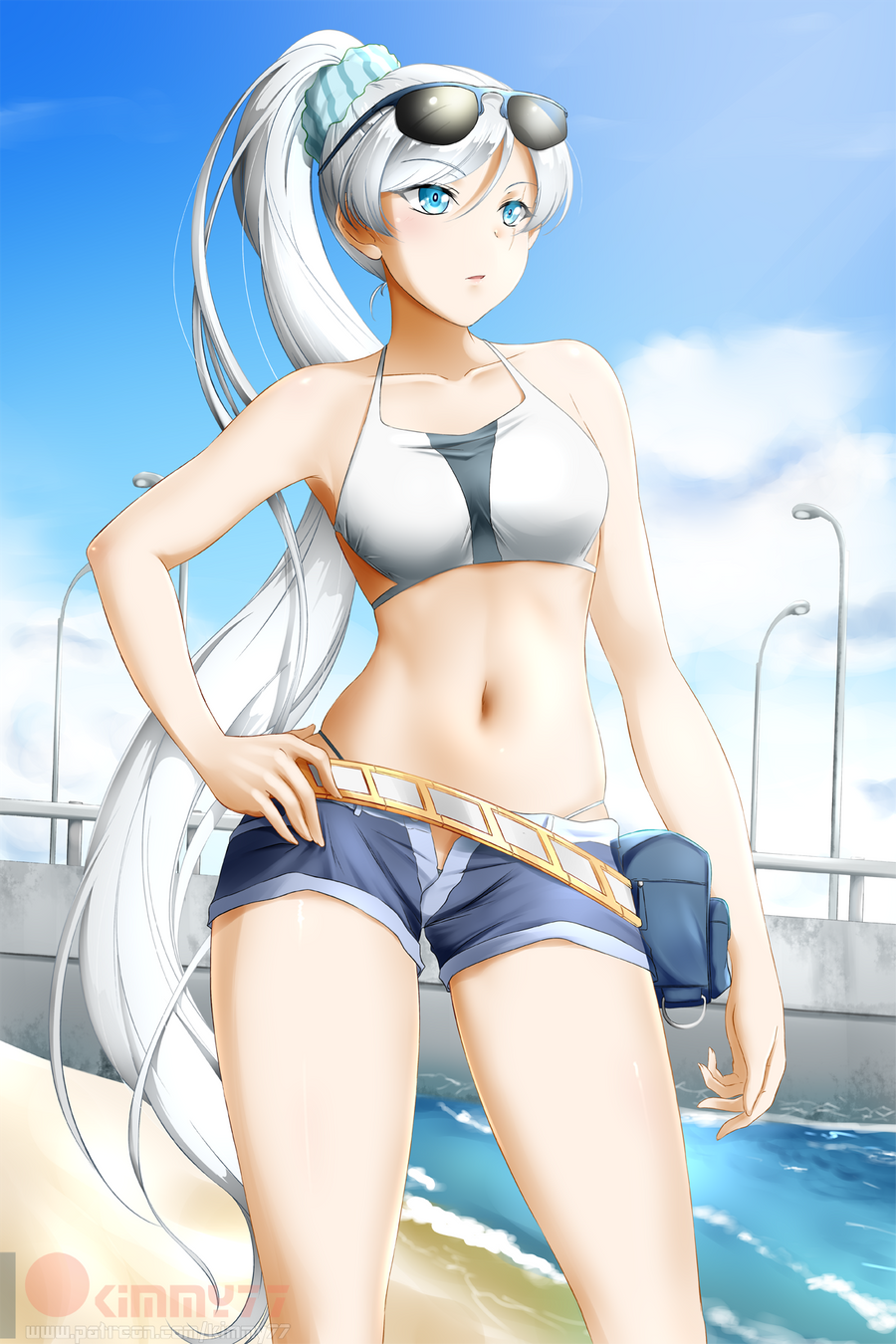 Weiss Schnee - RWBY, Anime art, Art, Anime, Serials, Weiss schnee, Kimmy77