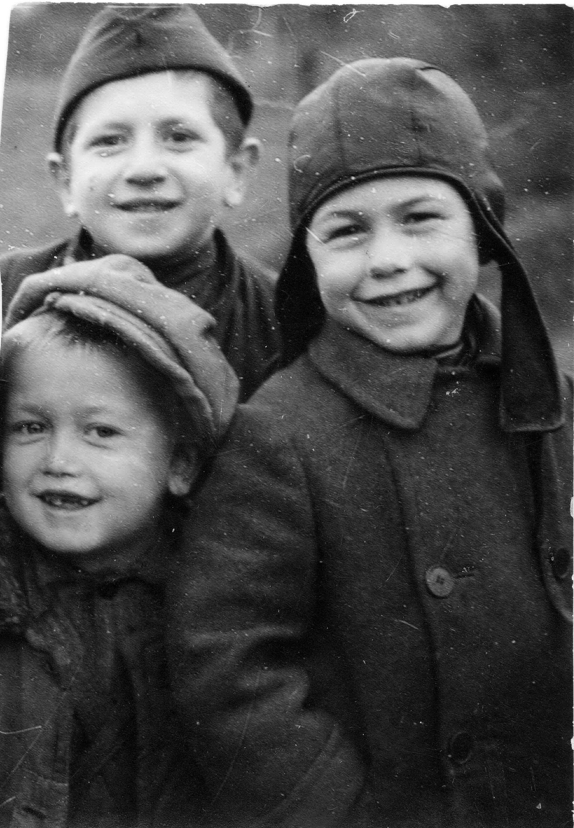 Post-war boys - My, The photo, Old photo, Children, Father