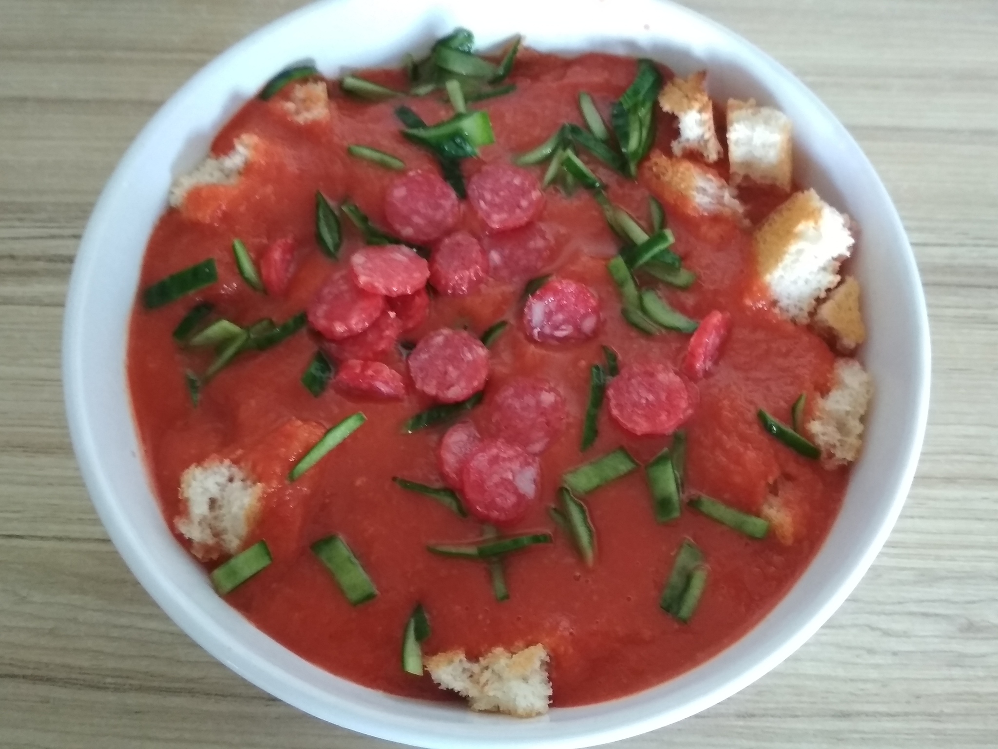 Reply to the post “Gazpacho. Disputes about okroshka - II - My, Recipe, Gazpacho, Soup, Tomatoes, Cooking, Reply to post, Longpost