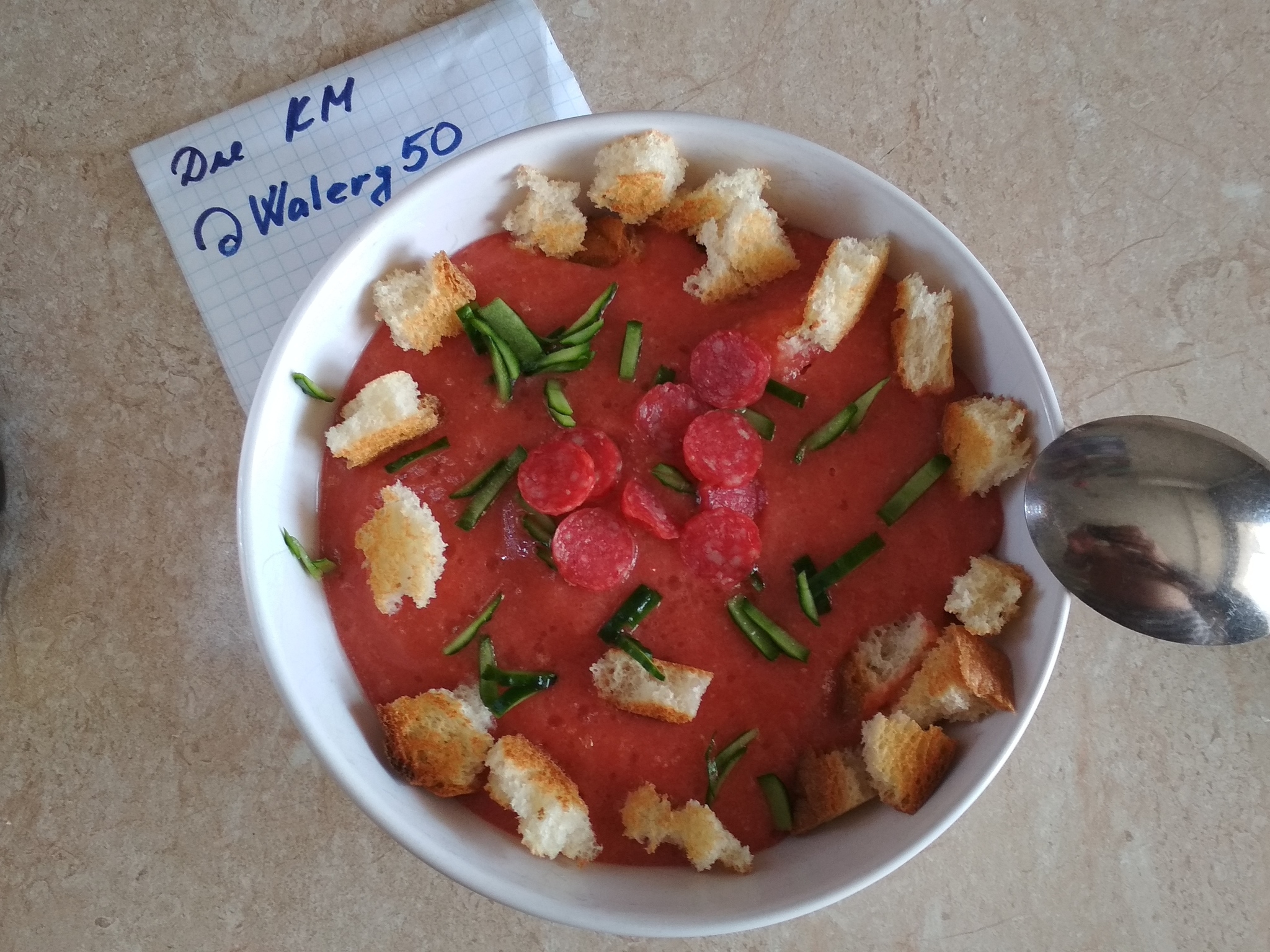 Reply to the post “Gazpacho. Disputes about okroshka - II - My, Recipe, Gazpacho, Soup, Tomatoes, Cooking, Reply to post, Longpost