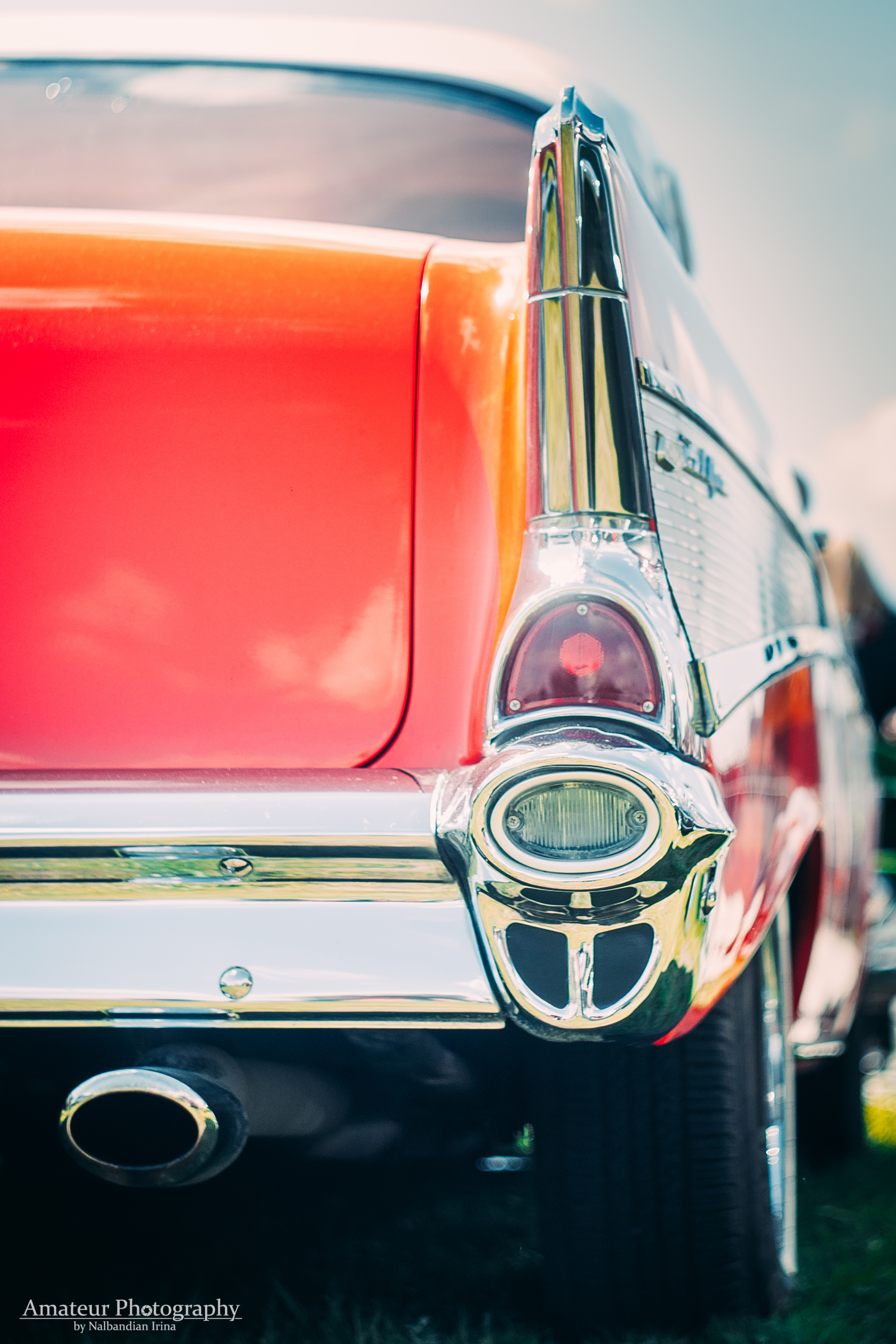 Chevrolet Bel Air - My, The photo, Manual optics, Car, I want criticism, Exhibition, Rarity, Longpost