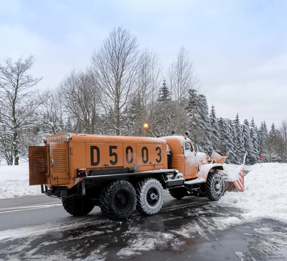 Rotary auger snow blower on the ZIL-157 chassis for German utilities - the USSR, Zil, Technics, Nostalgia, Retro, Germany, Interesting, Snow, Longpost