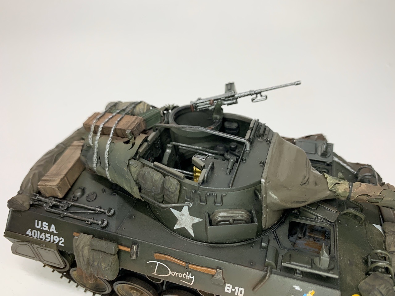 M18 Hellcat 1/35 scale from Academy - My, Tanks, Stand modeling, Rukozhop, Longpost