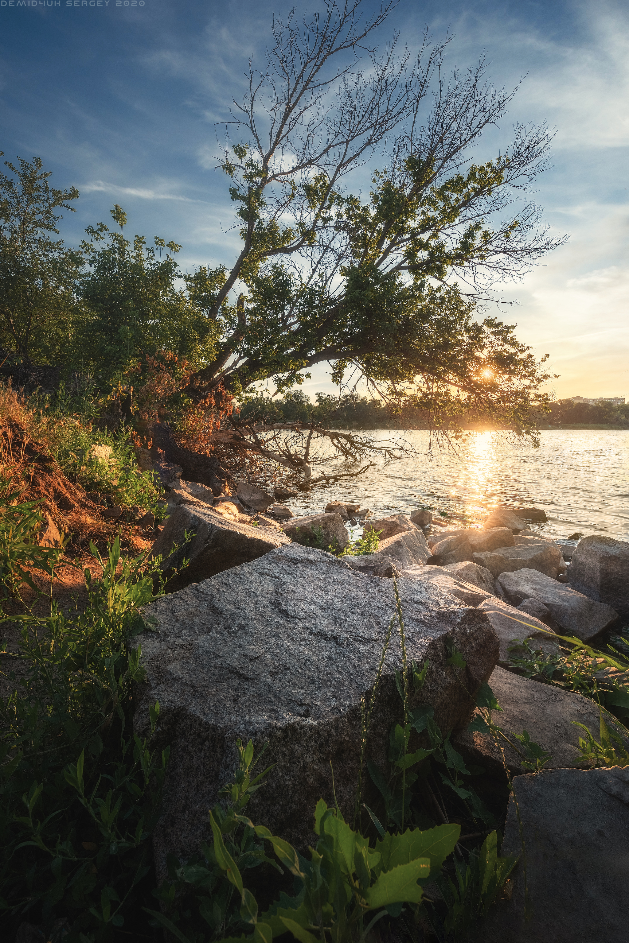 Kresovskoye Reservoir) - My, The photo, Landscape, Evening, Reservoir, Sunset, Summer, Color