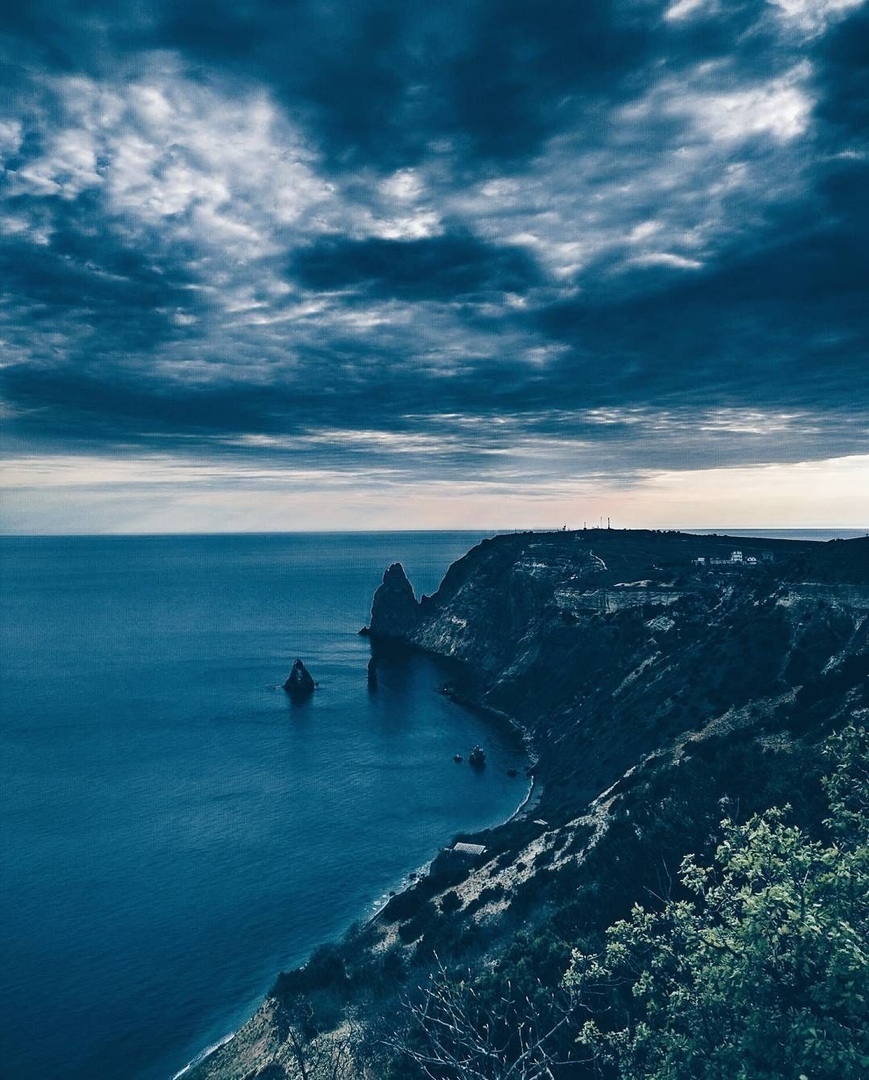 Crimea - Crimea, Sevastopol, Balaclava, Nature, Sea, The rocks, Sky, Longpost