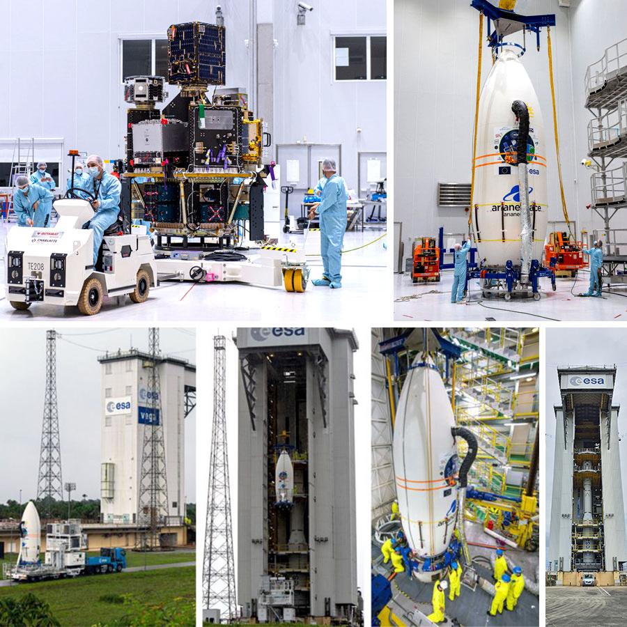 Live broadcast of the launch of the Vega launch vehicle with 53 satellites as part of the Small Spacecraft Mission Service - Esa, Vega, Space, Running, Broadcast, Satellite, Arianespace, Video, Longpost