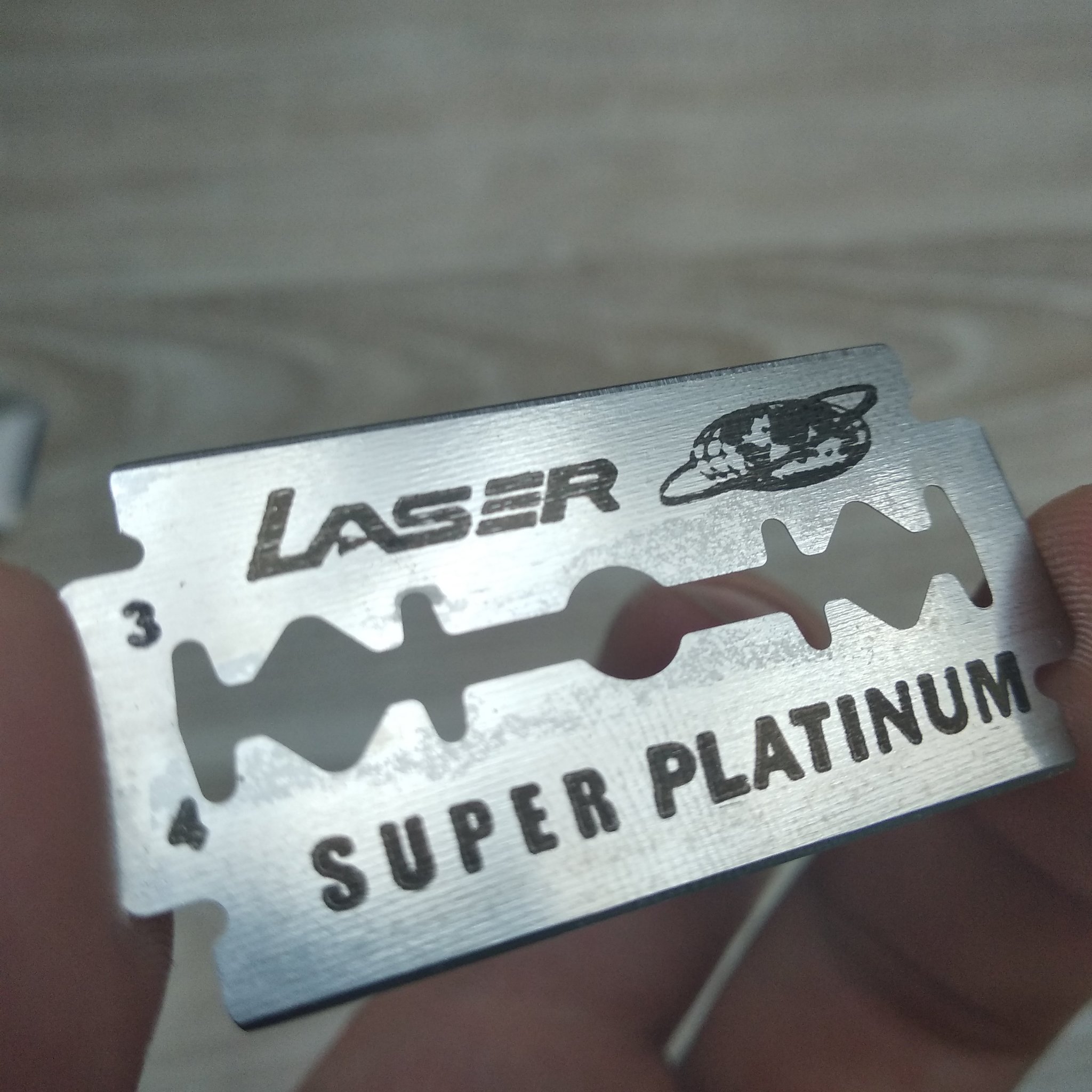 Лезвия для бритья Laser Super Platinum - Вкб, Лезвие, Бритье, Длиннопост