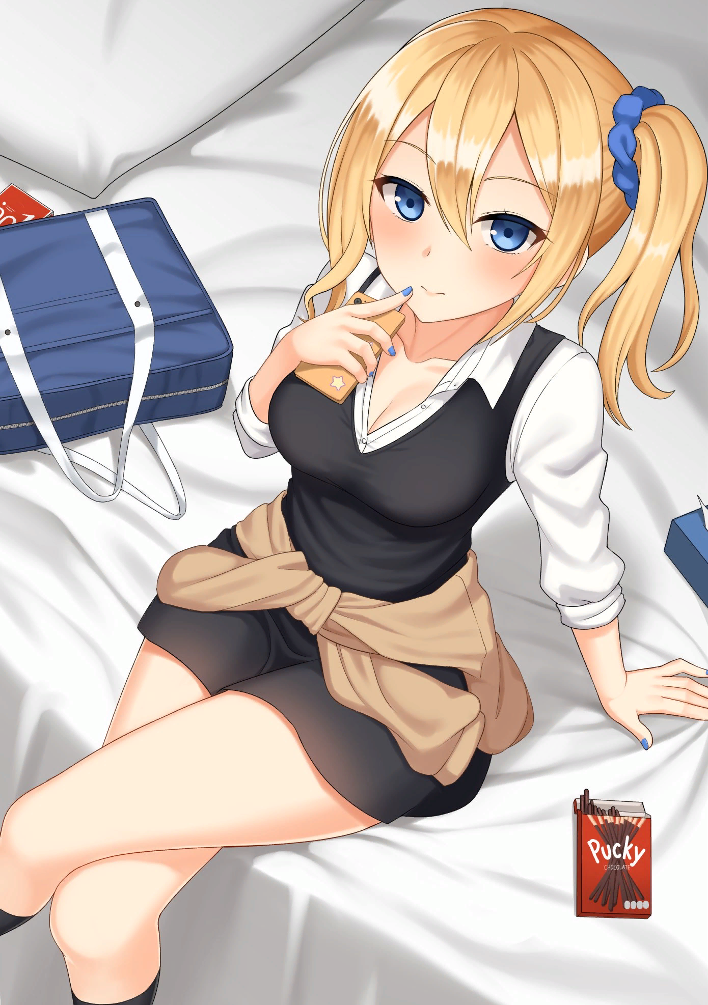 Pocky time - Kaguya-Sama wa Kokurasetai, Hayasaka ai, Anime art, Anime, Pocky