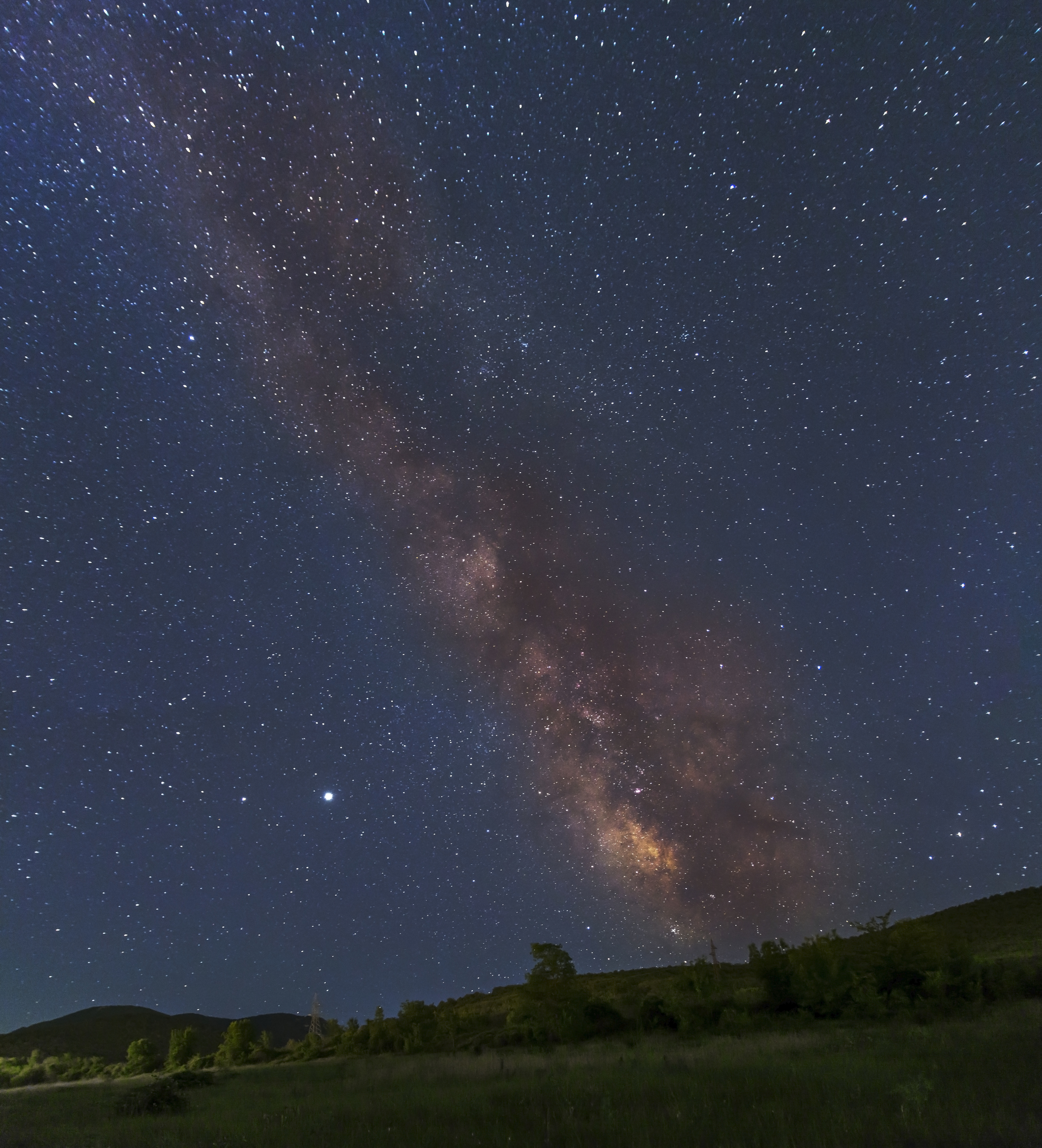 Milky Way - My, Milky Way, Astrophoto, The photo, Night, Stars, Space, Sky, Starry sky