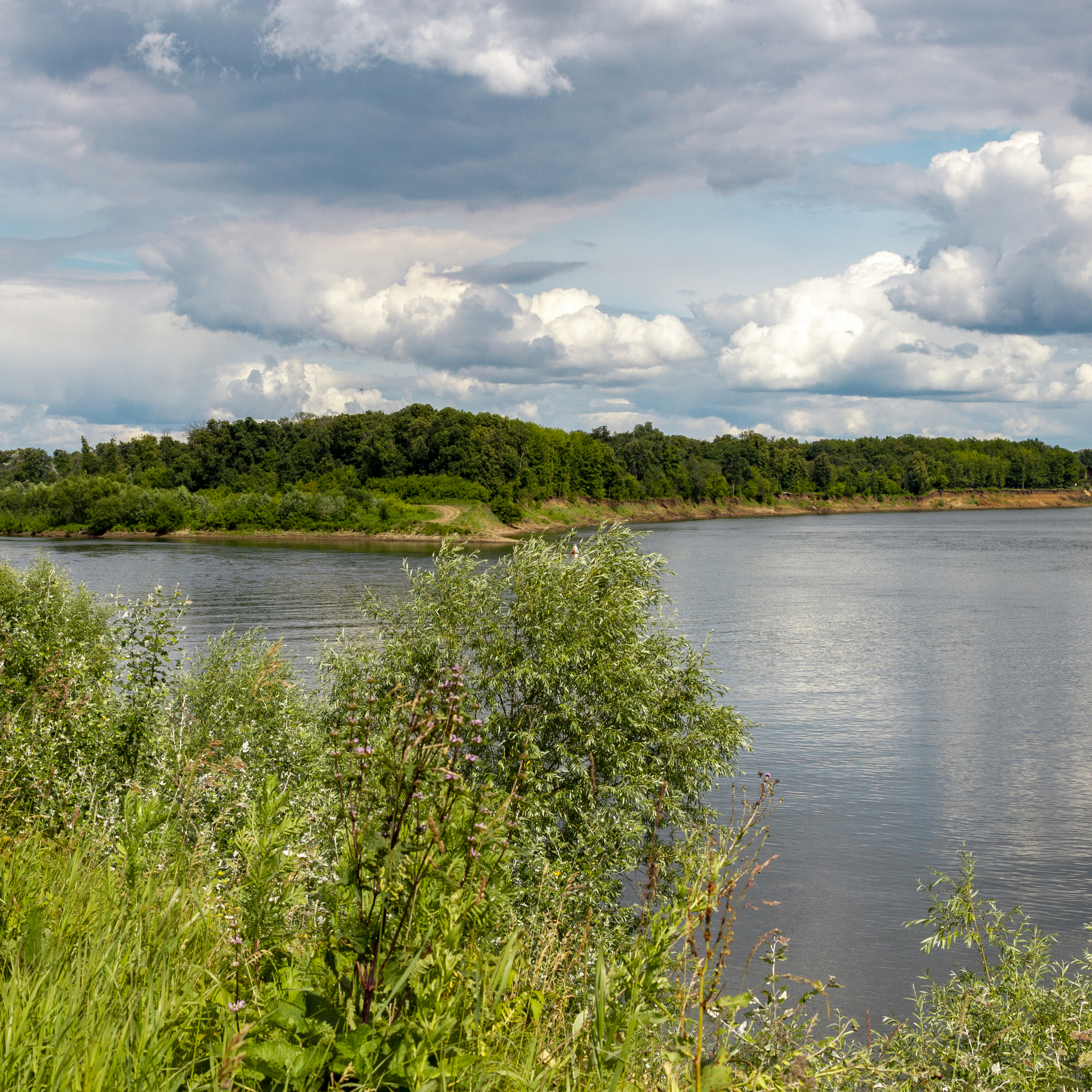 Karaidel and Agidel, the confluence of two rivers - My, Agidel, Ufa, River, Confluence of rivers