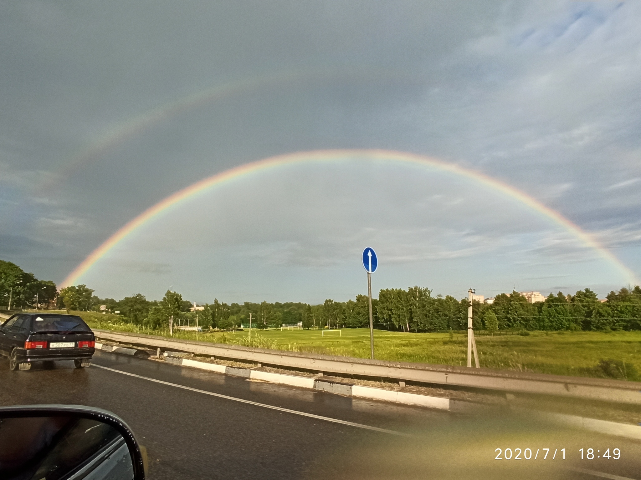 Радуга - Моё, Двойная Радуга, Фотография, Длиннопост