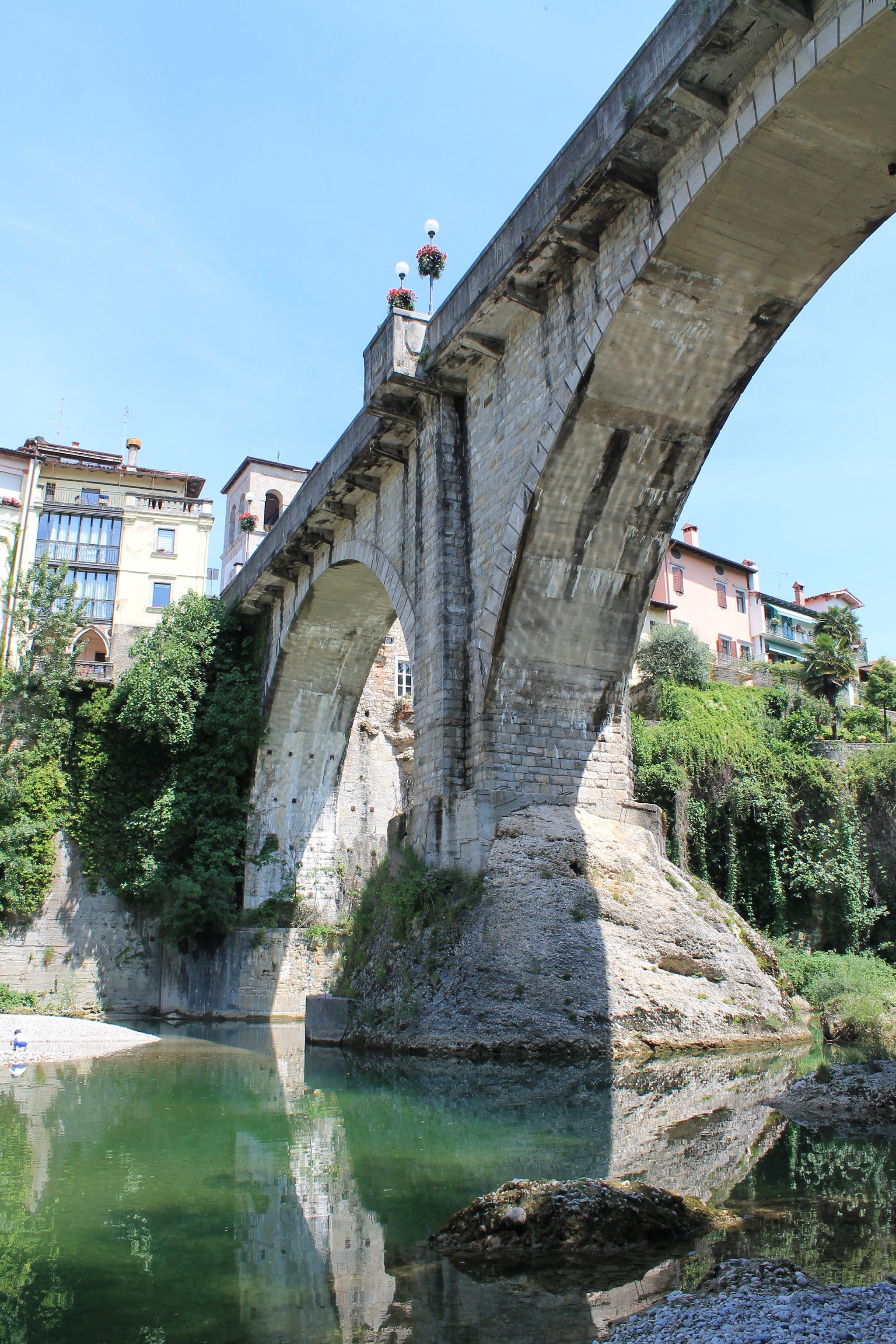 Devil's Bridge in Cividale del Friule - My, Architecture, Middle Ages, Europe, Beautiful view, Longpost, Bridge