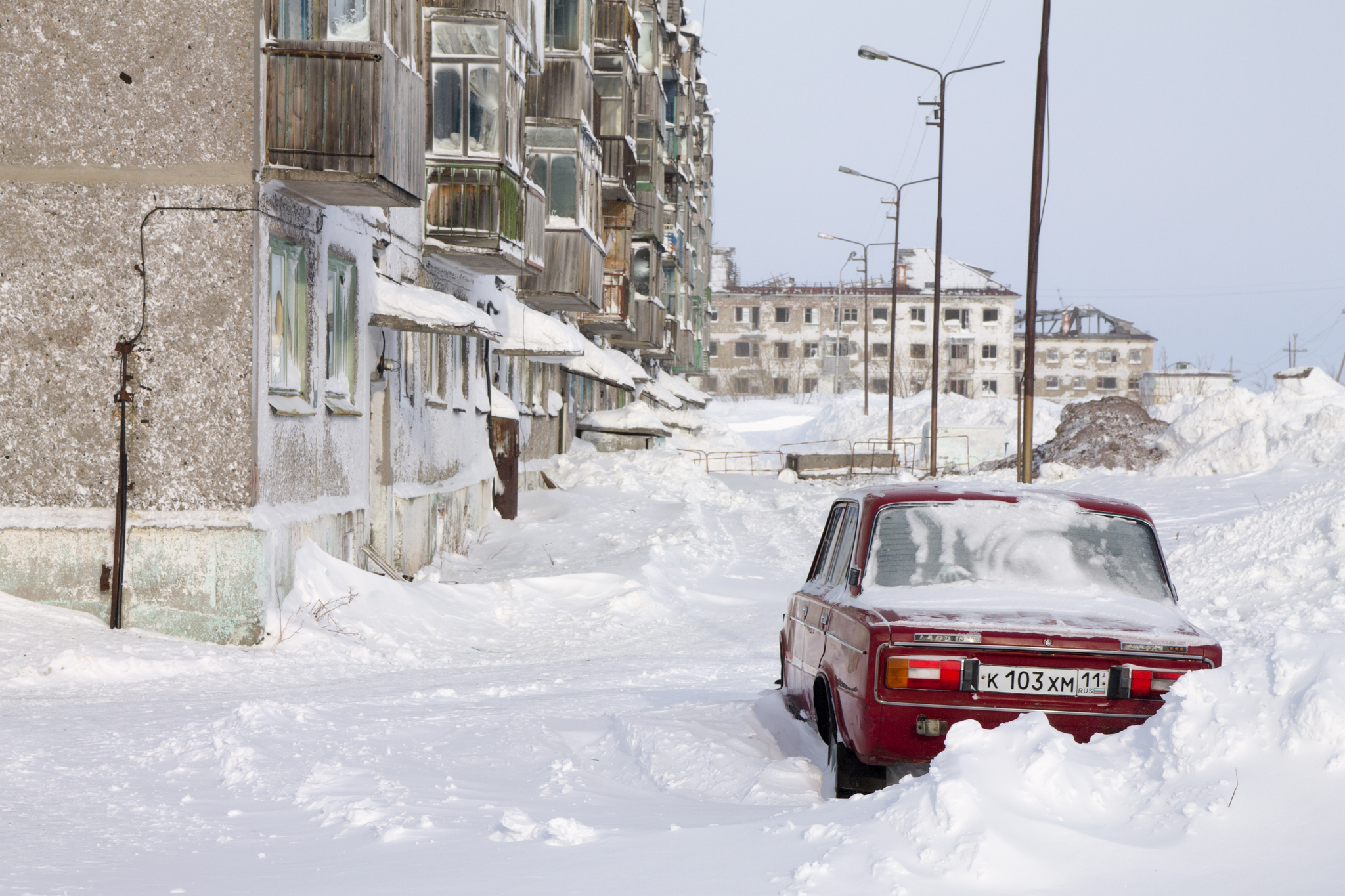 Komsomolsky, Komi. Part 3 - My, Komsomol, Komi, Vorkuta, Abandoned, The photo, Far North, Tundra, Winter, Longpost