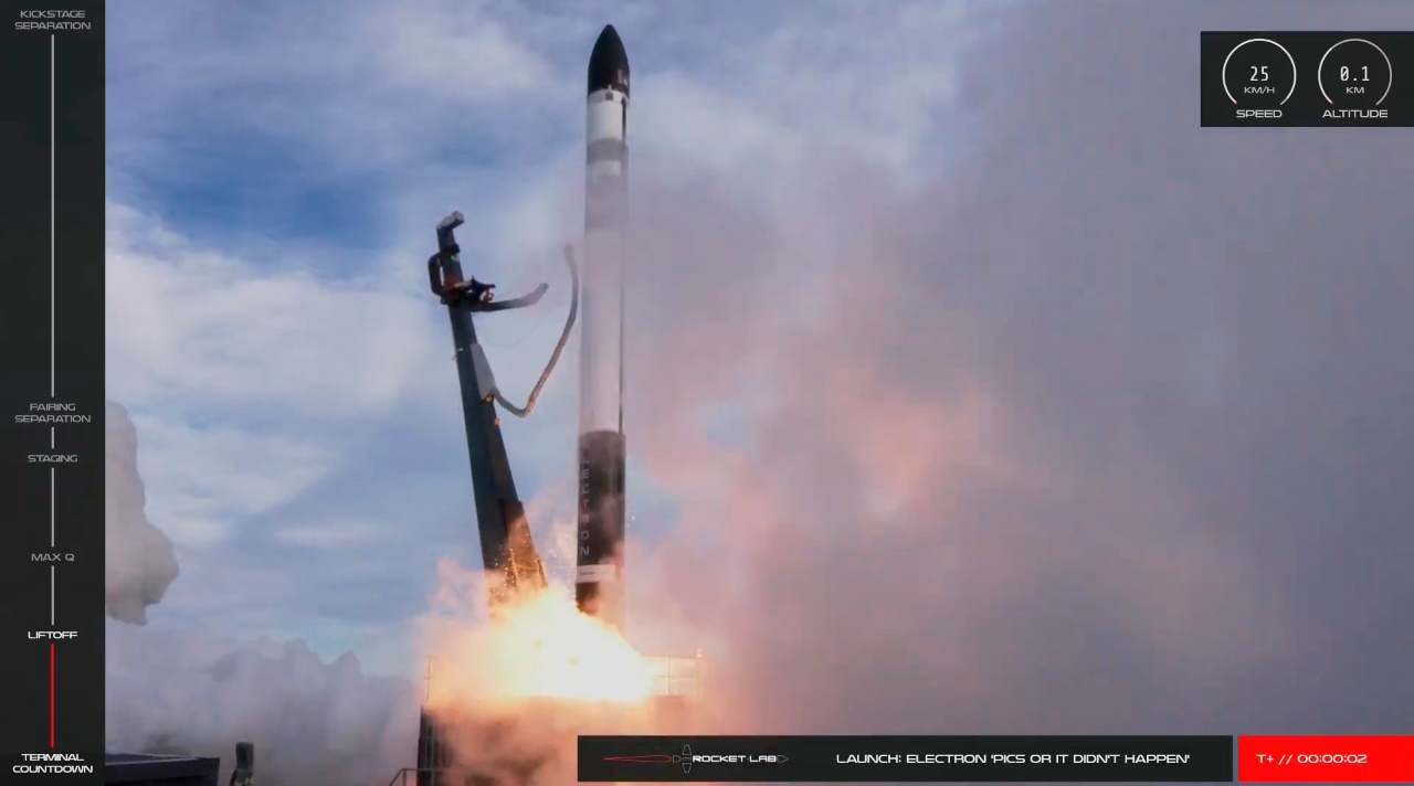 Rocket Lab's Electron launch vehicle failed to launch satellites into orbit - Electron, Rocket lab, Space, Running, Satellite, Private astronautics, Video, Longpost