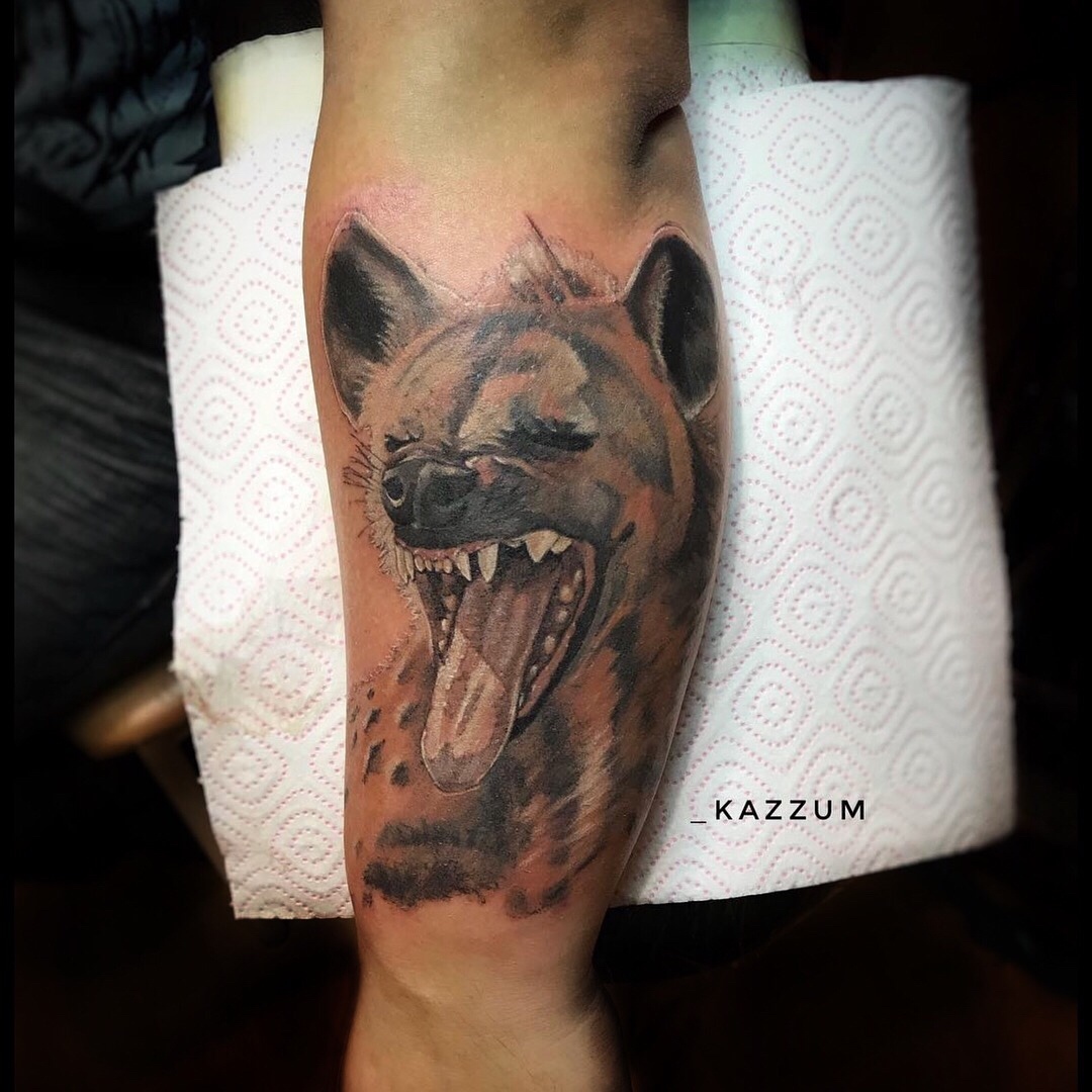 Henry - My, Tattoo, Hyena