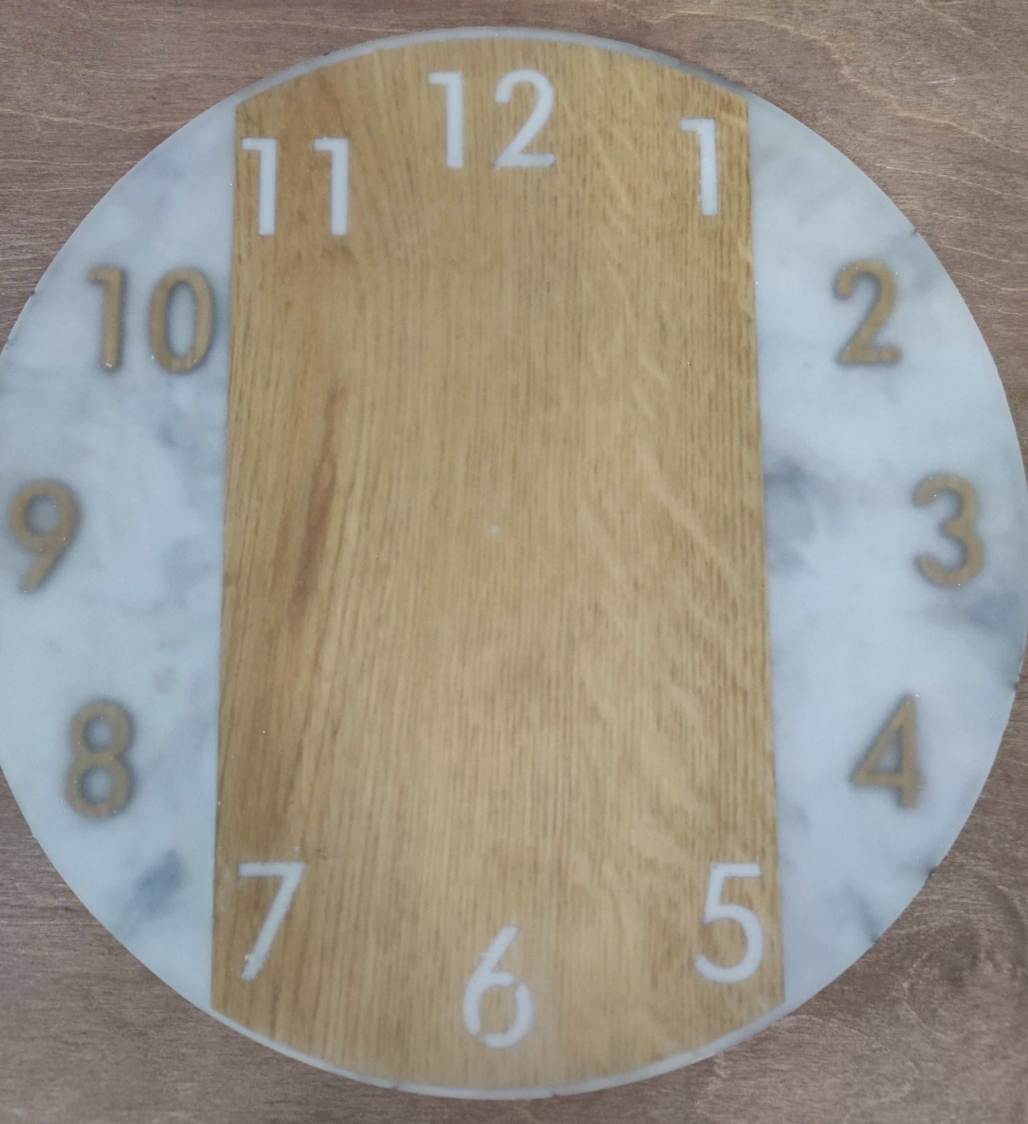 Epoxy resin watch - My, Epoxy resin, Clock, Needlework with process, Phosphor, Laser cutting, Longpost