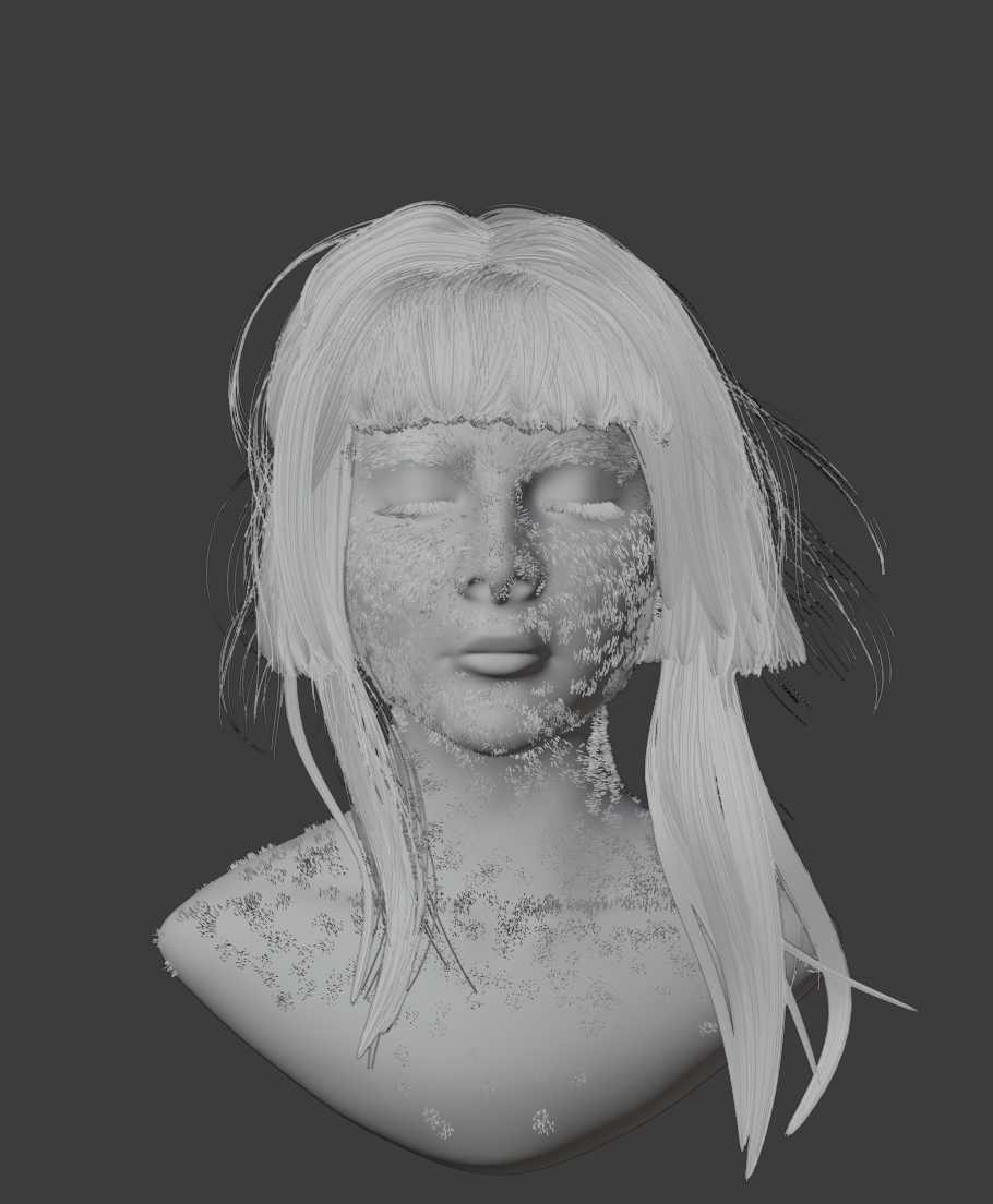 Singer Aurora - My, 3D modeling, Zbrush, Portrait, Longpost, Aurora Aksnes