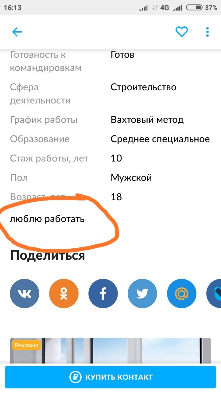 Любит работать)))) - Резюме, Работа, Опыт, Авито, Мат, Длиннопост