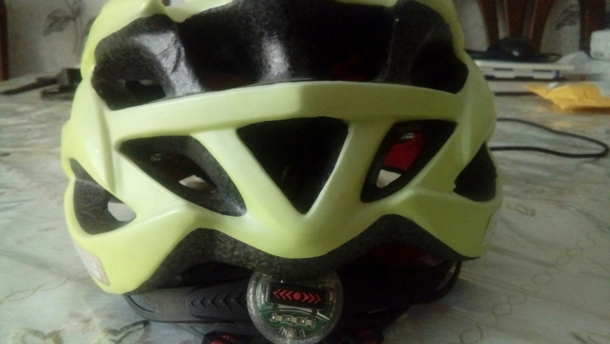 How to change the battery on a bicycle helmet - My, Cyclist, Curiosity, crazy hands, Bicycle repair, Longpost