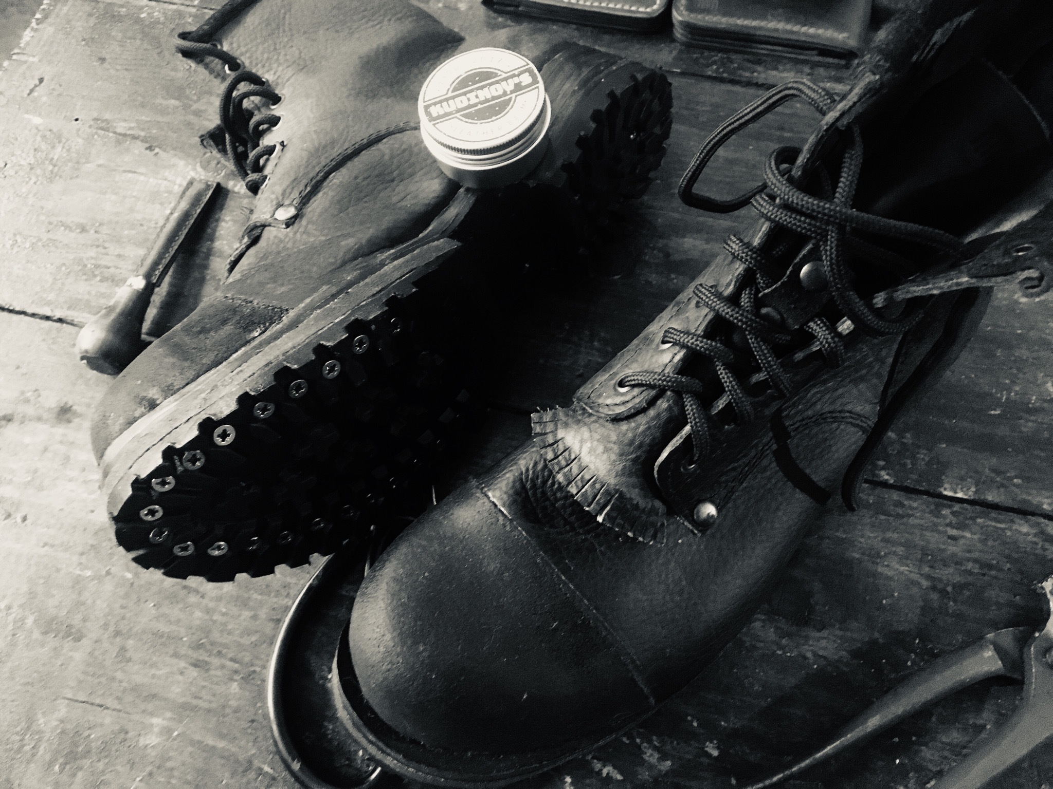 Rough handmade work boots - My, Boots, Handmade, Leather, Longpost, Needlework without process