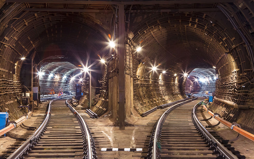 Подземные тоннели метро - Метро, Фотография, Длиннопост