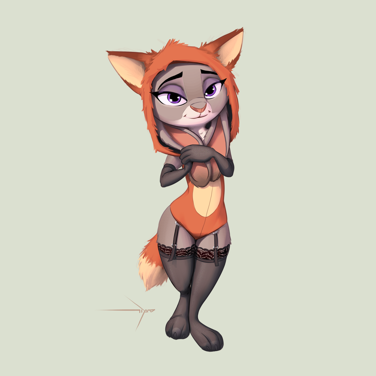 Foxy Judy - NSFW, Фурри, Furry Art, Furry Edge, Зверополис