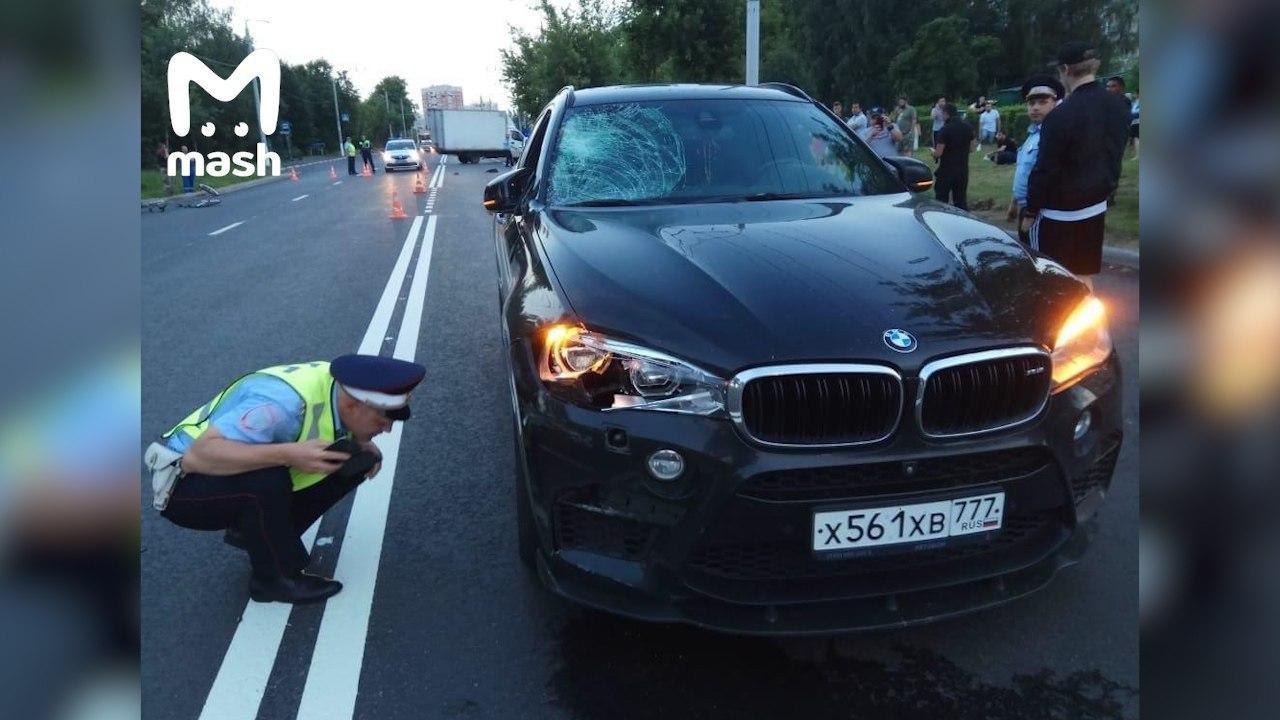 Сын бывшего министра спорта сбил велосипедиста в Подольске | Пикабу