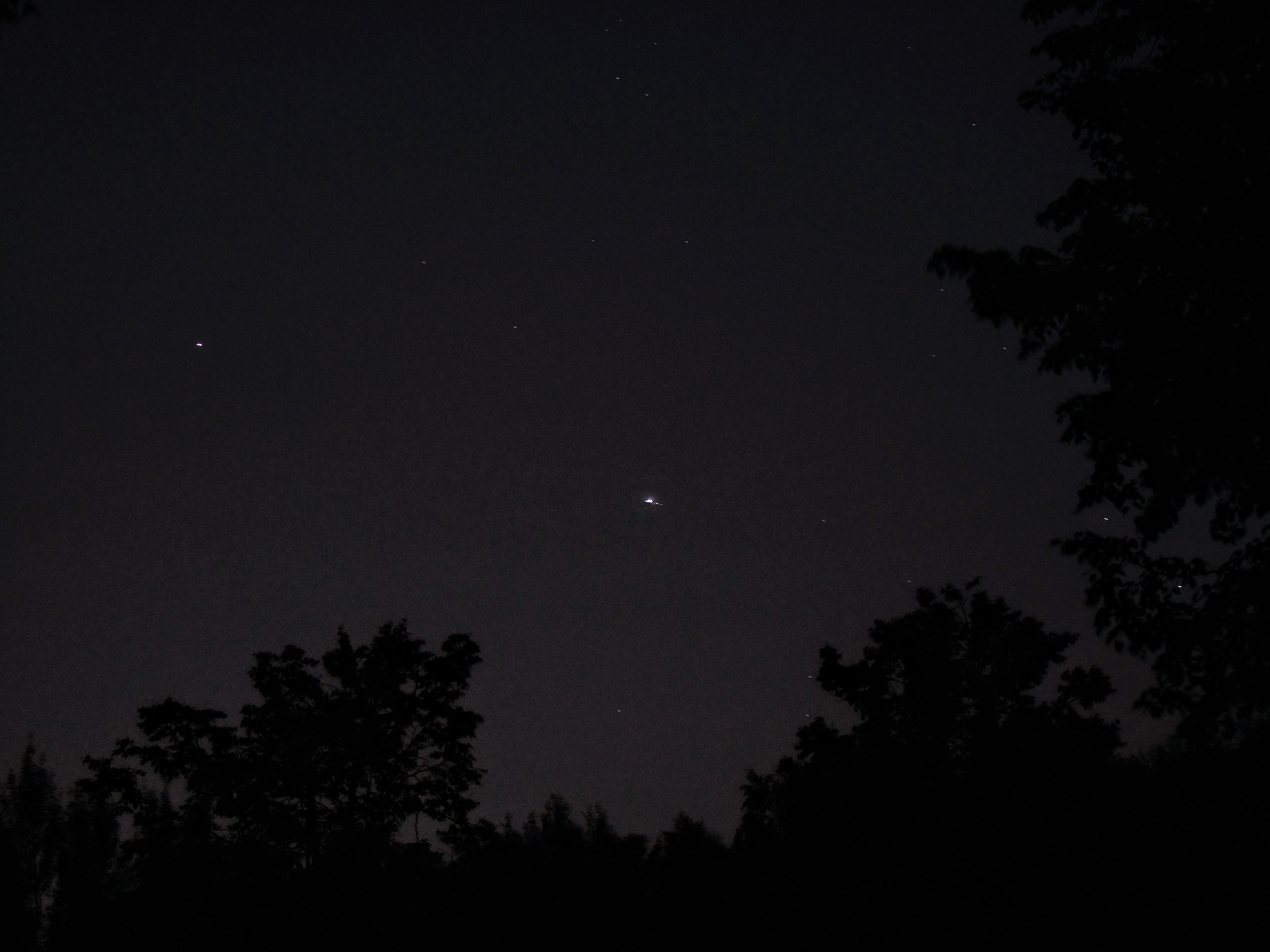 Third night in the community of Comet, Mars and Moon - My, Astronomy, Astrophoto, moon, Mars, Comet, Longpost, Neowise